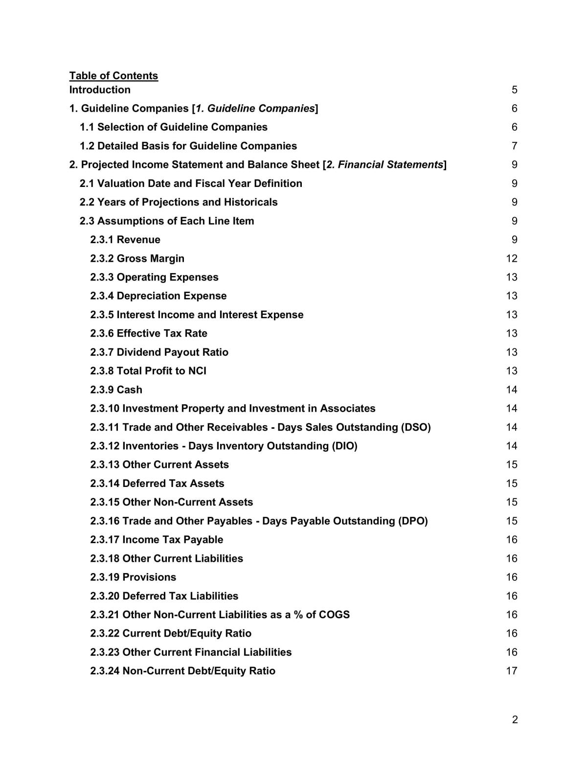 ACC3705 Cortina Project Report - Page 1