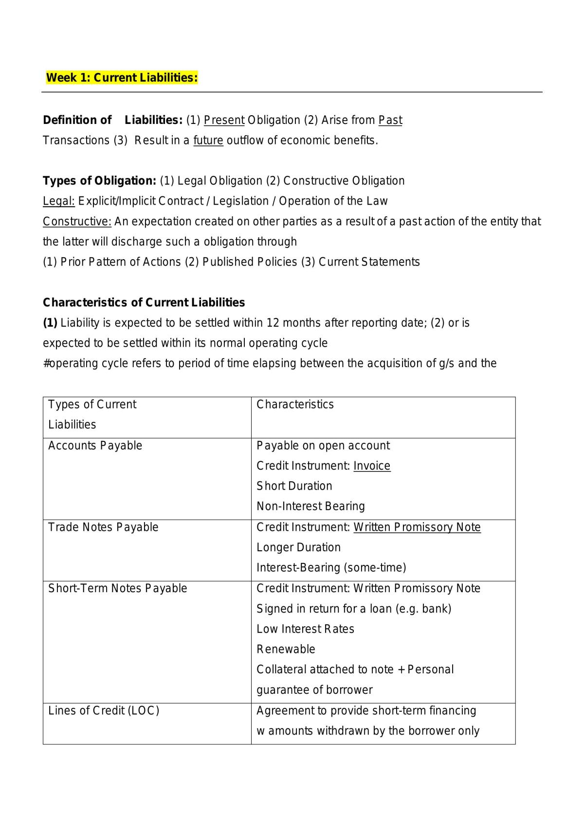 ACC2708 Study Guide - Page 1