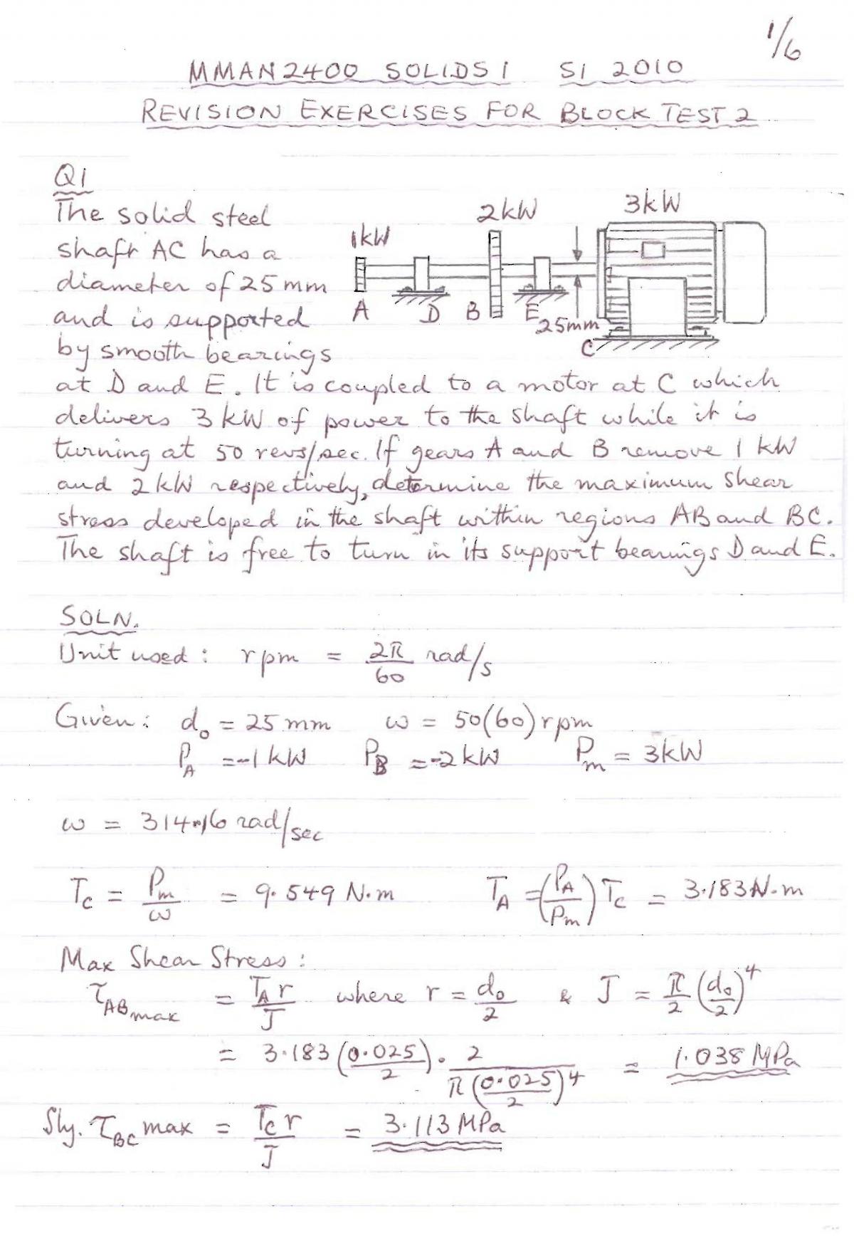 MMAN2400 - Practice Questions! - Page 1