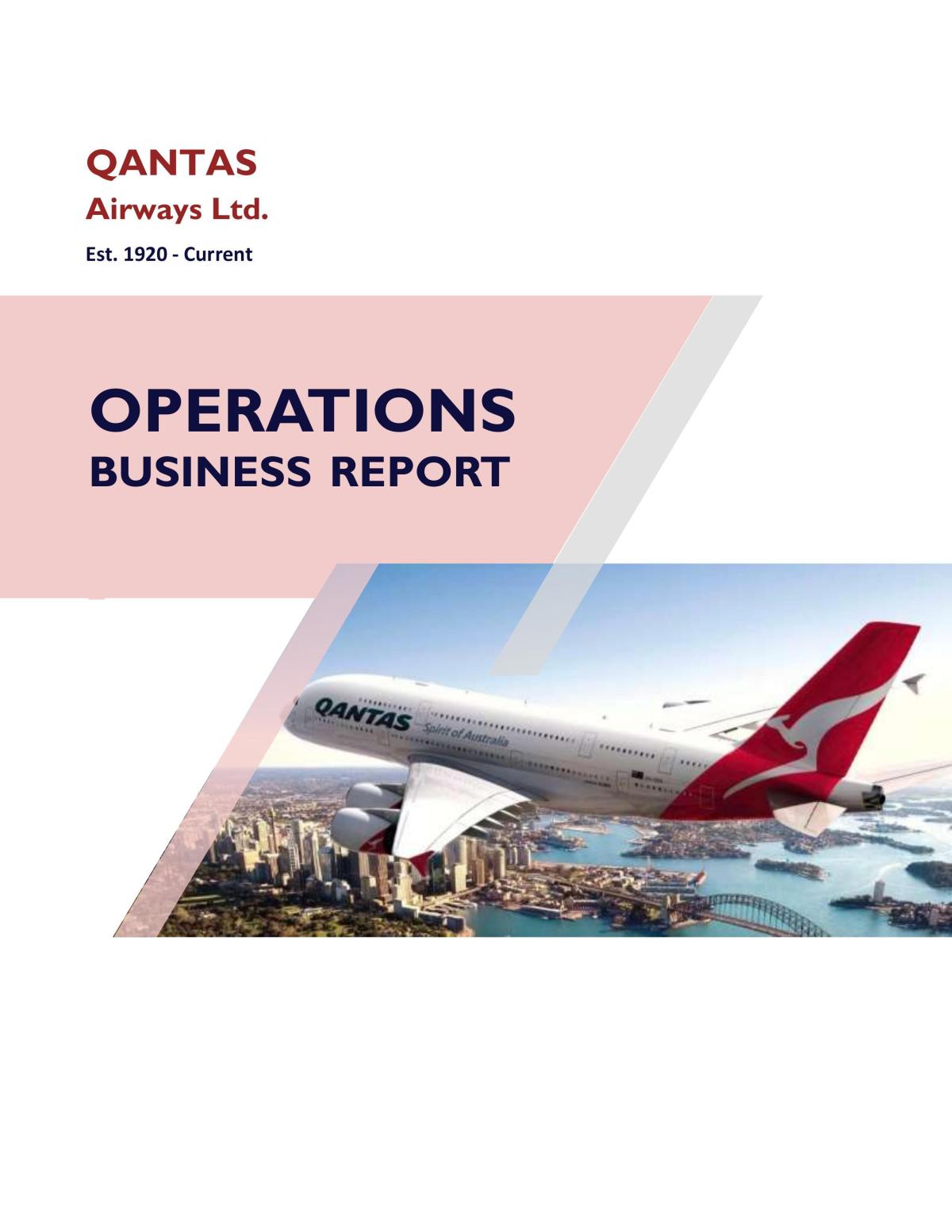 Qantas Operations Case Study - Page 1