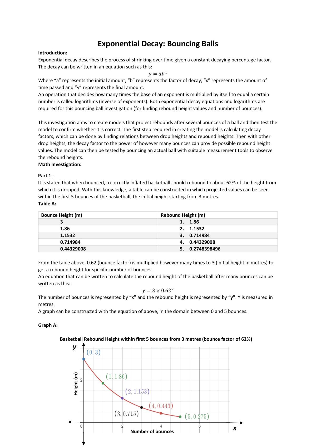 Exponential Decay - Page 1