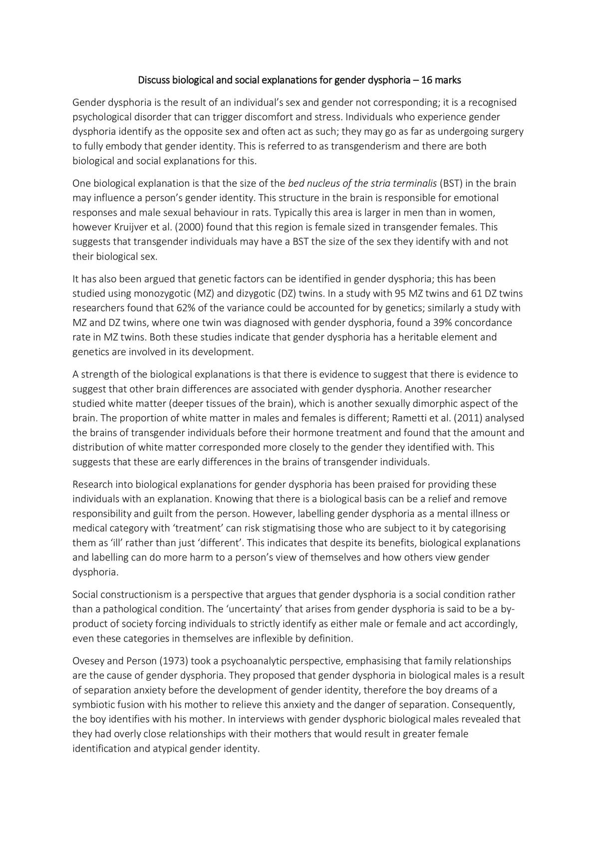 OCR A-Level Psychology- 16-mark - Page 1