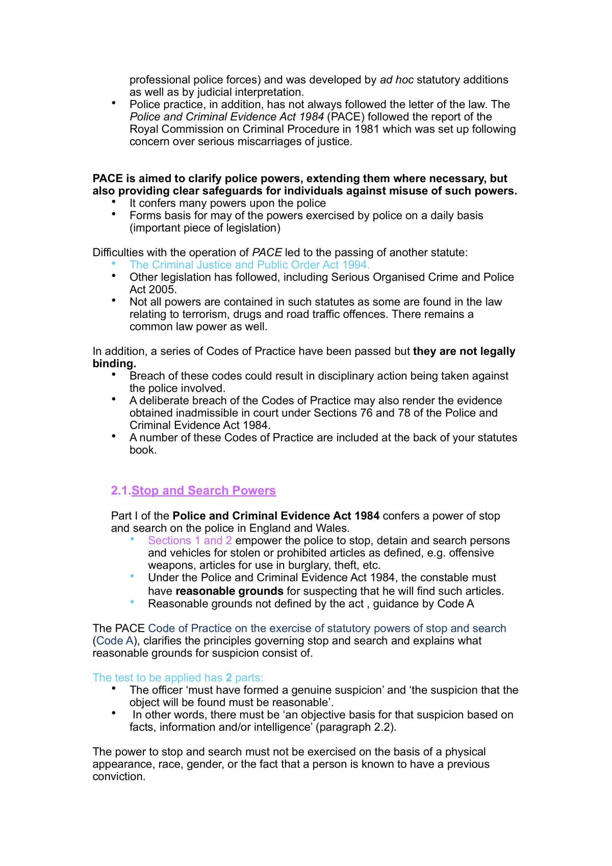 Public Law exam notes - Page 2