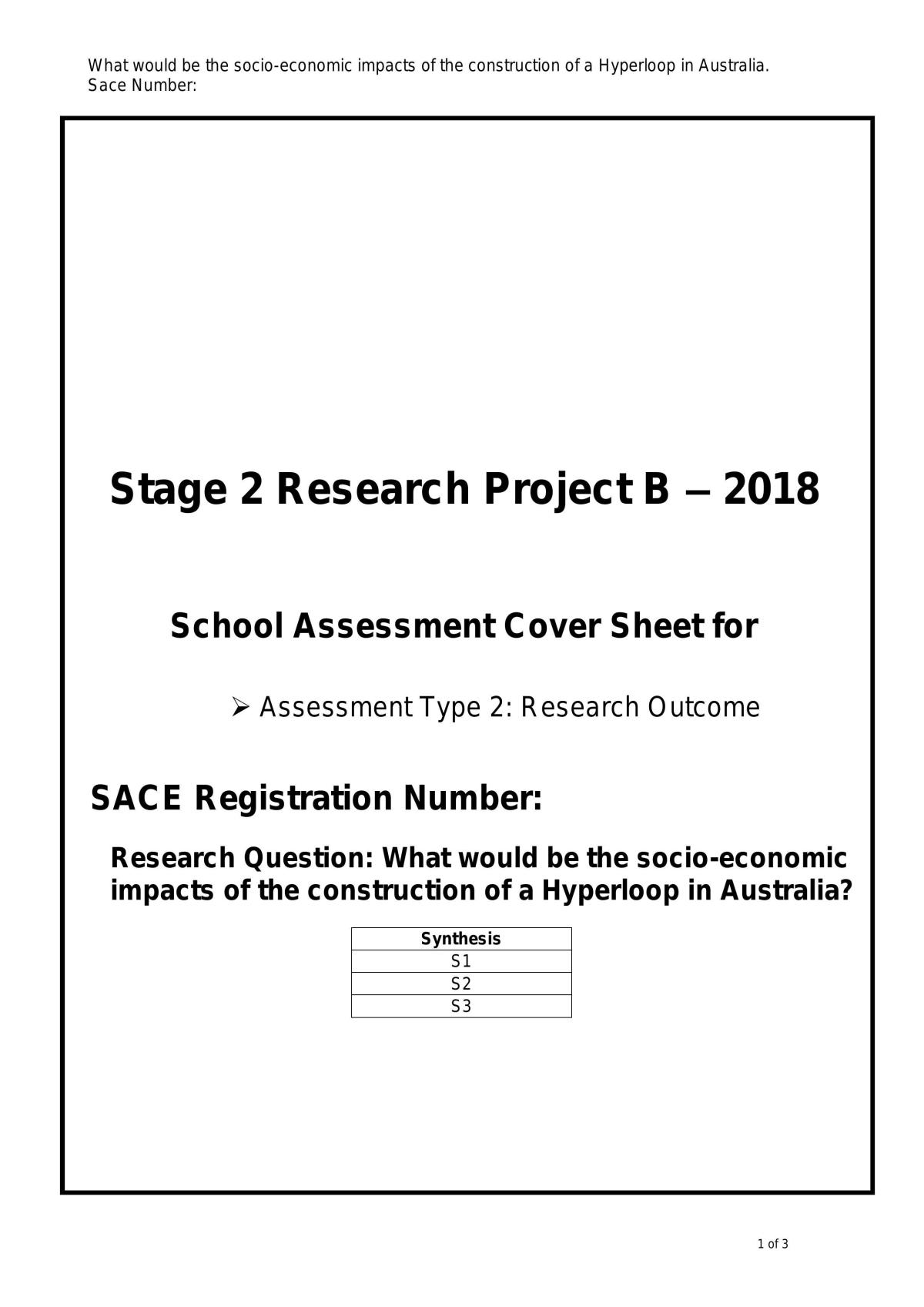 Outcome - Hyperloop - Page 1