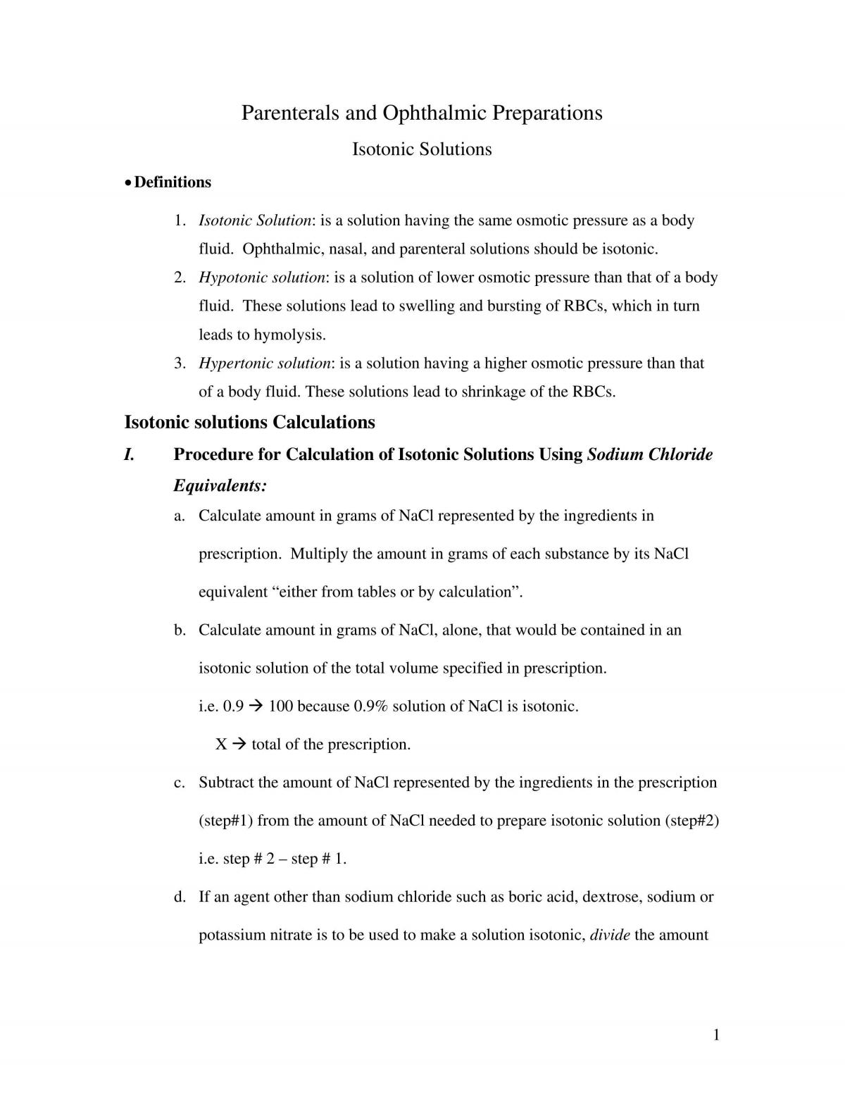 PHRM2022 Dosage Form Design A2 - Page 1