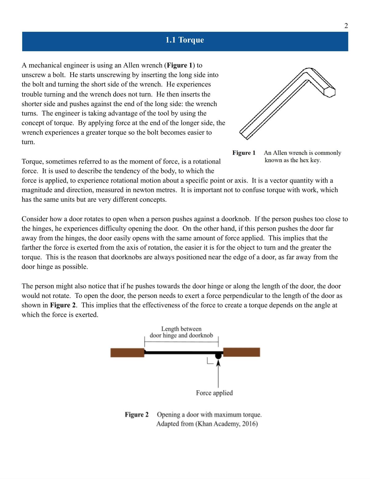 Physics Static Equilibrium  - Page 1