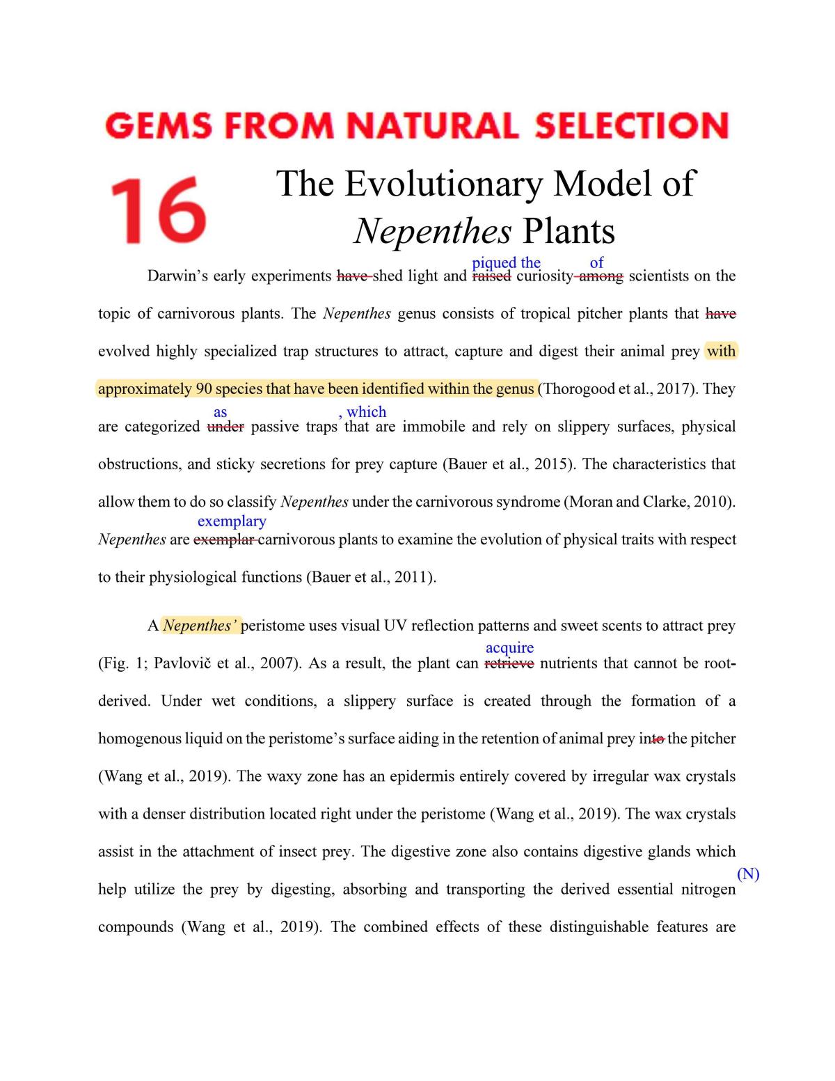 GEM Essay - Page 1