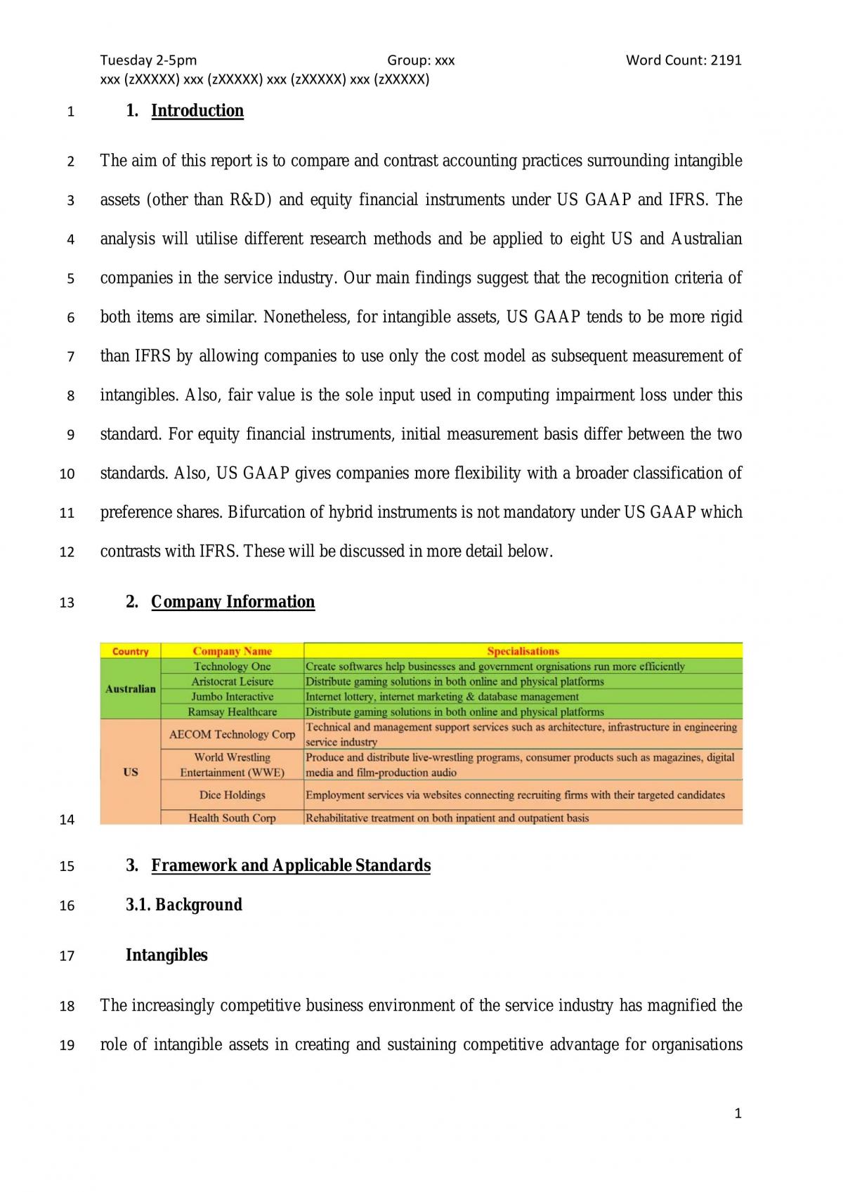 Group Report Second Submission - Page 1