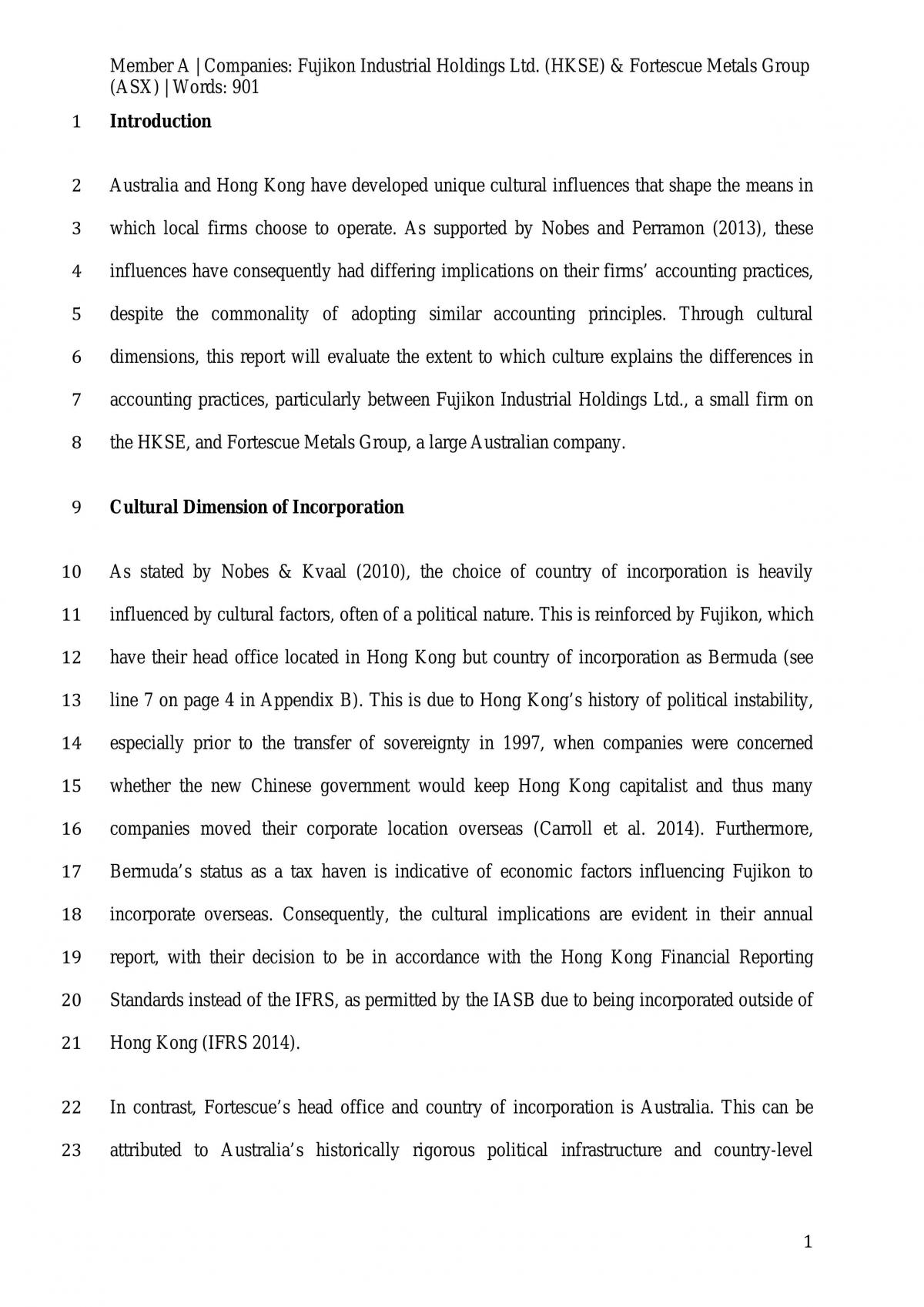 Individual Report (HD) - Page 1