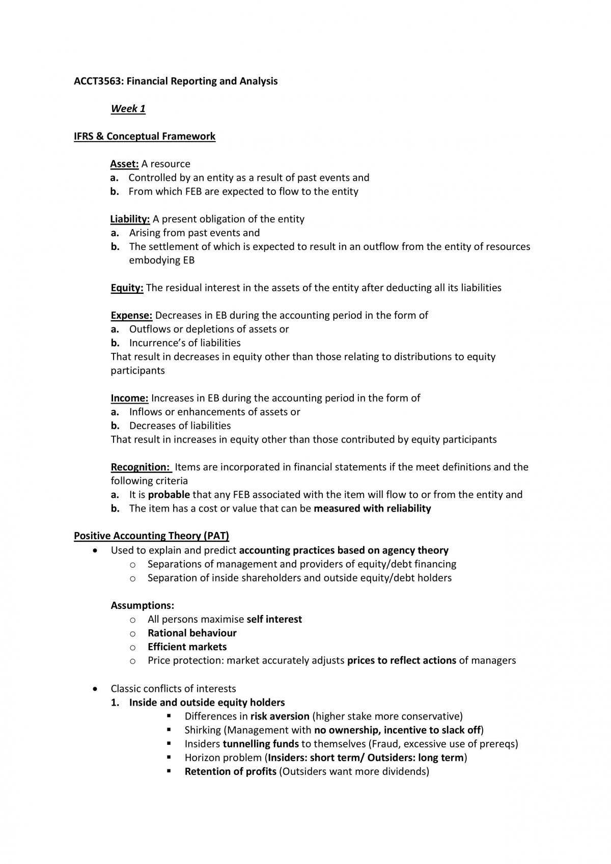 ACCT3563 Notes - Page 1