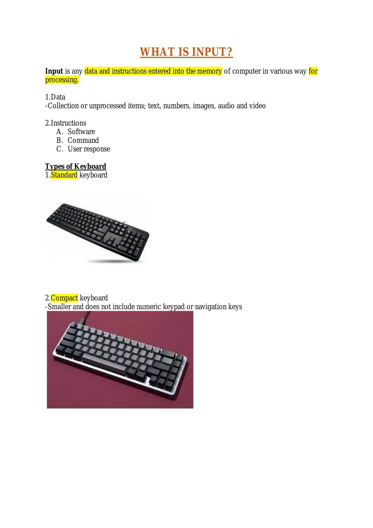 PCA0150 Notes - Page 1