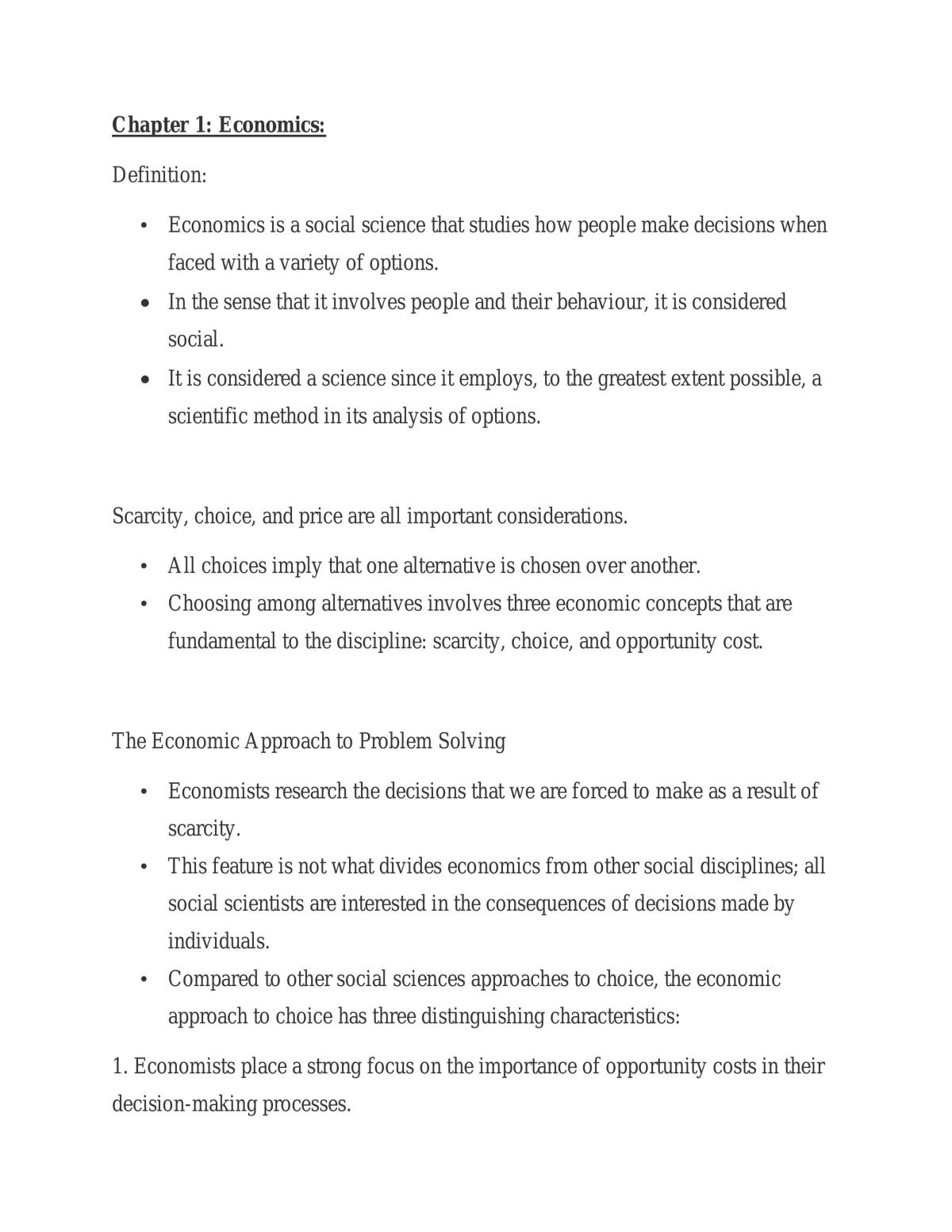 Macroeconomics study notes - Page 1