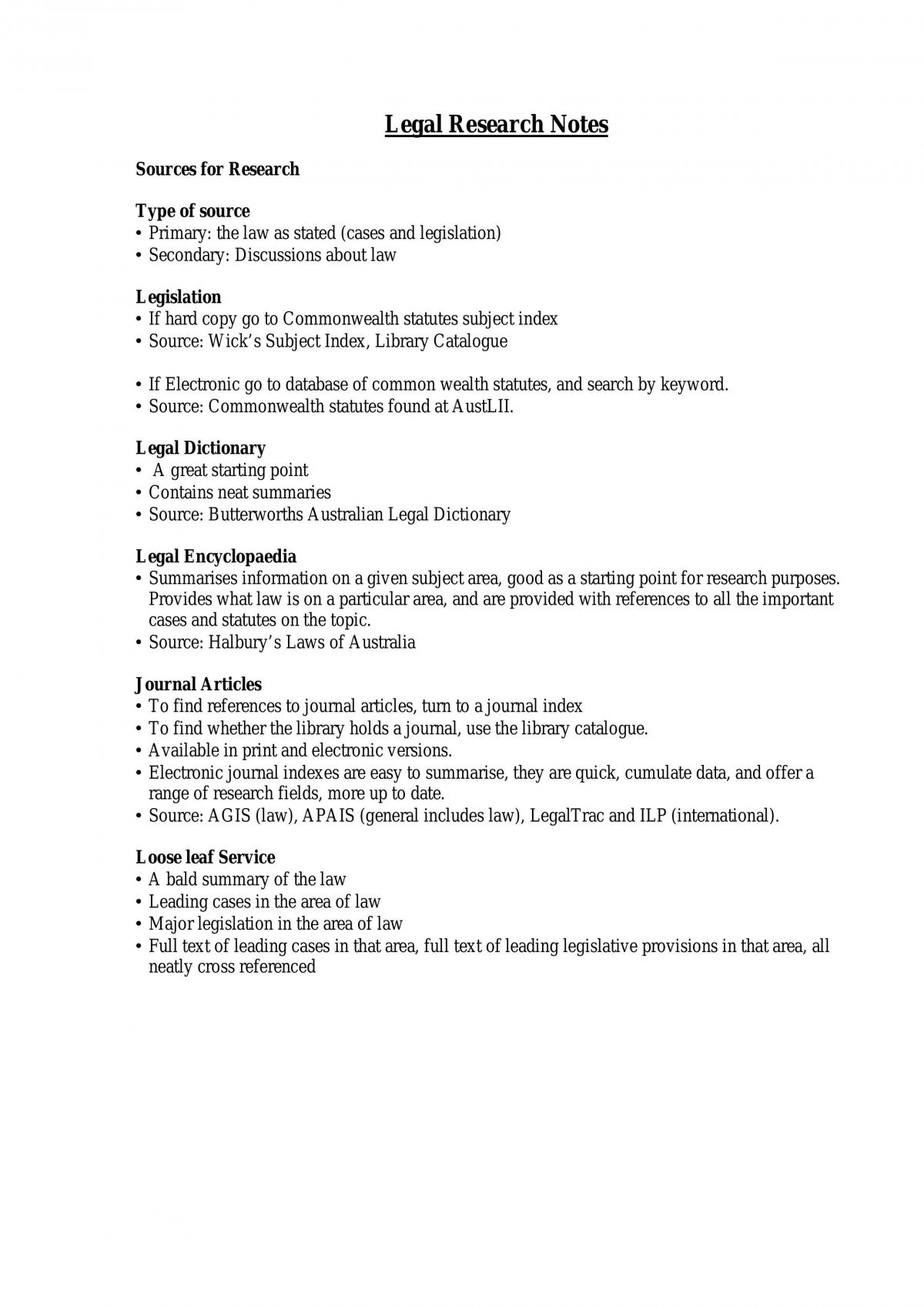 Fol Research Notes - Page 1
