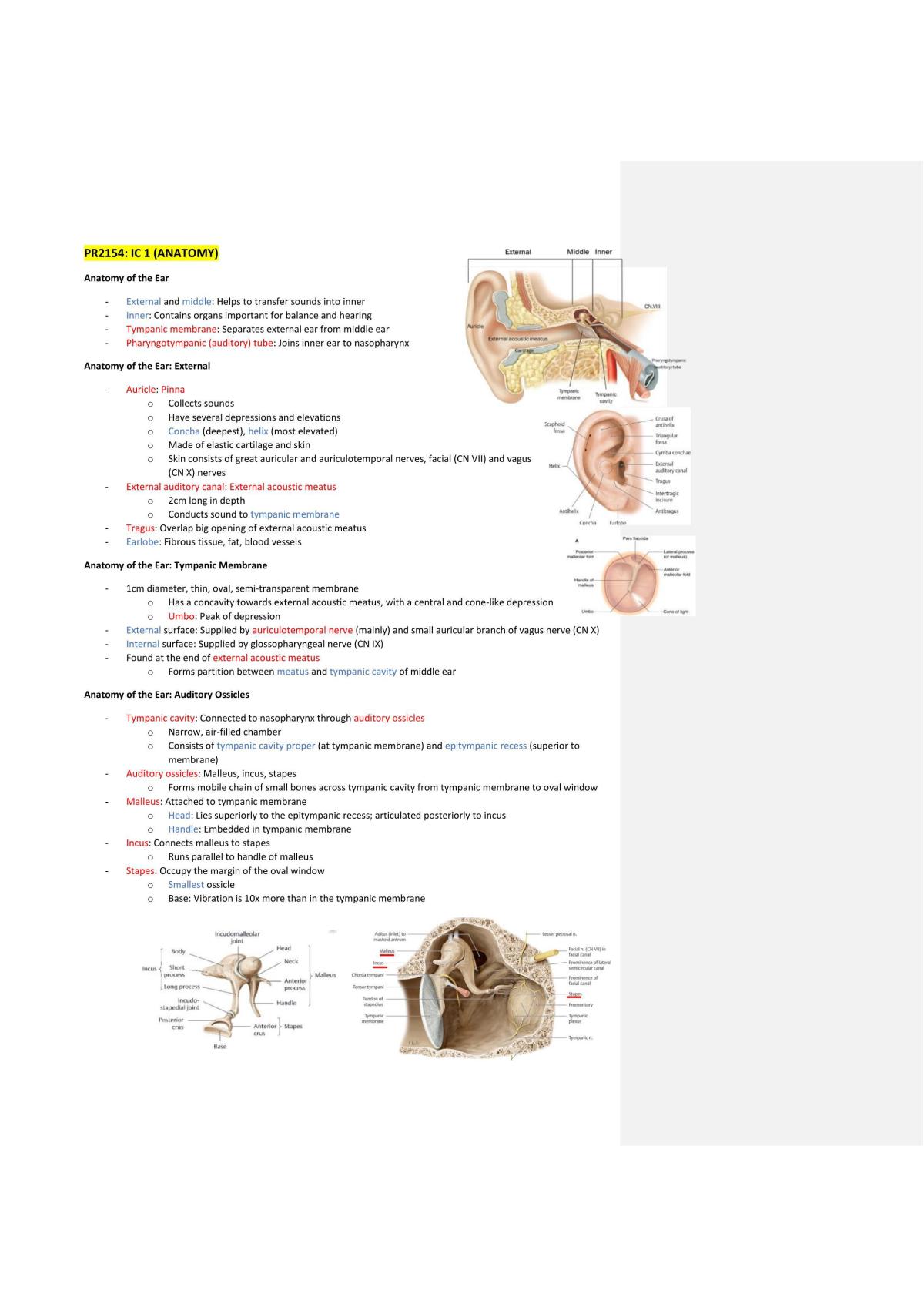 PR2154 Comprehensive Notes - Page 1