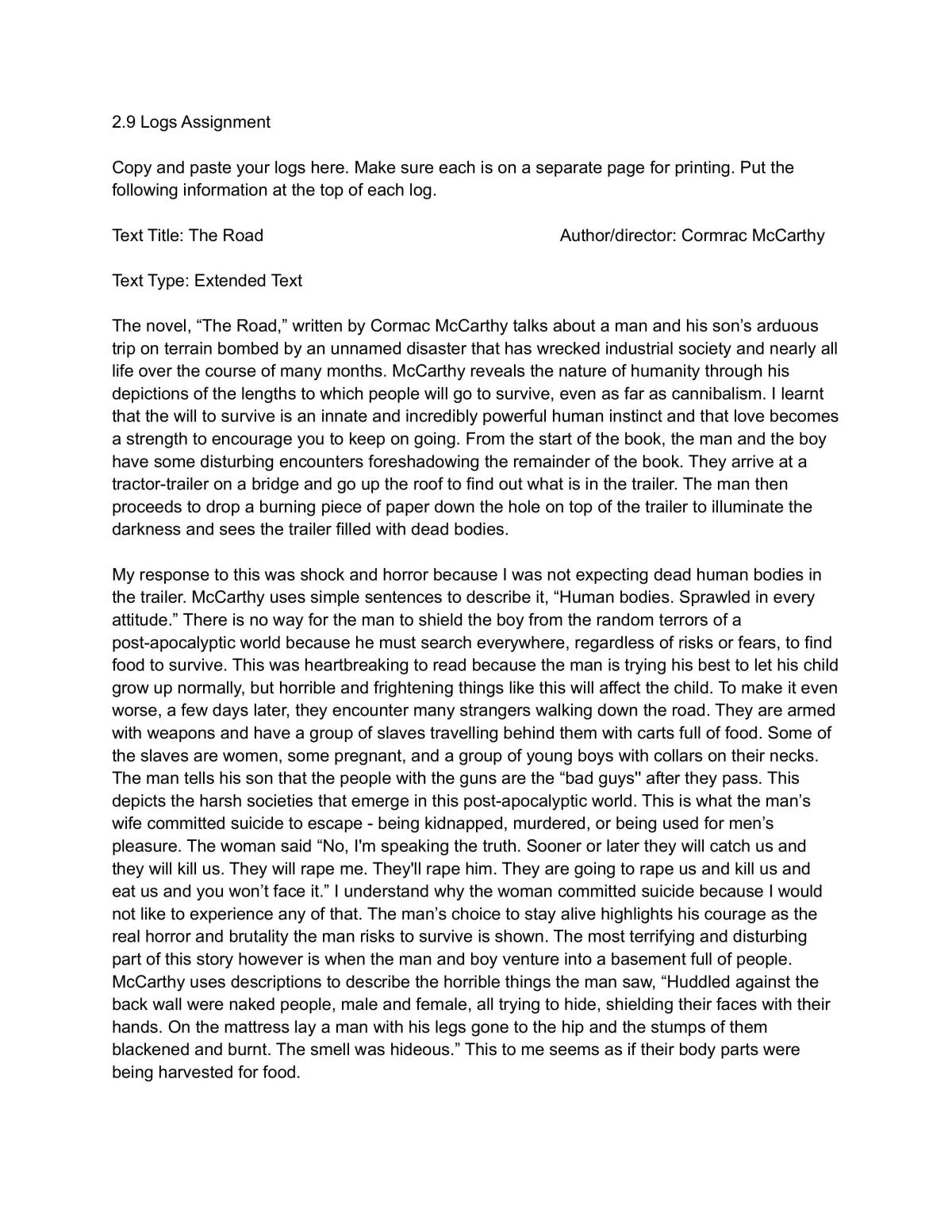 2.9 Logs Excellence English - Page 1