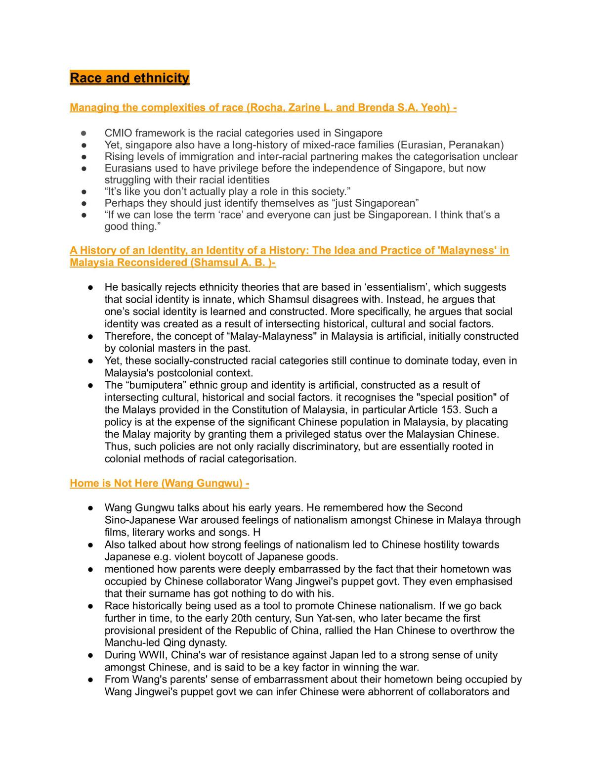 H1 GP Notes- Social issues  - Page 1