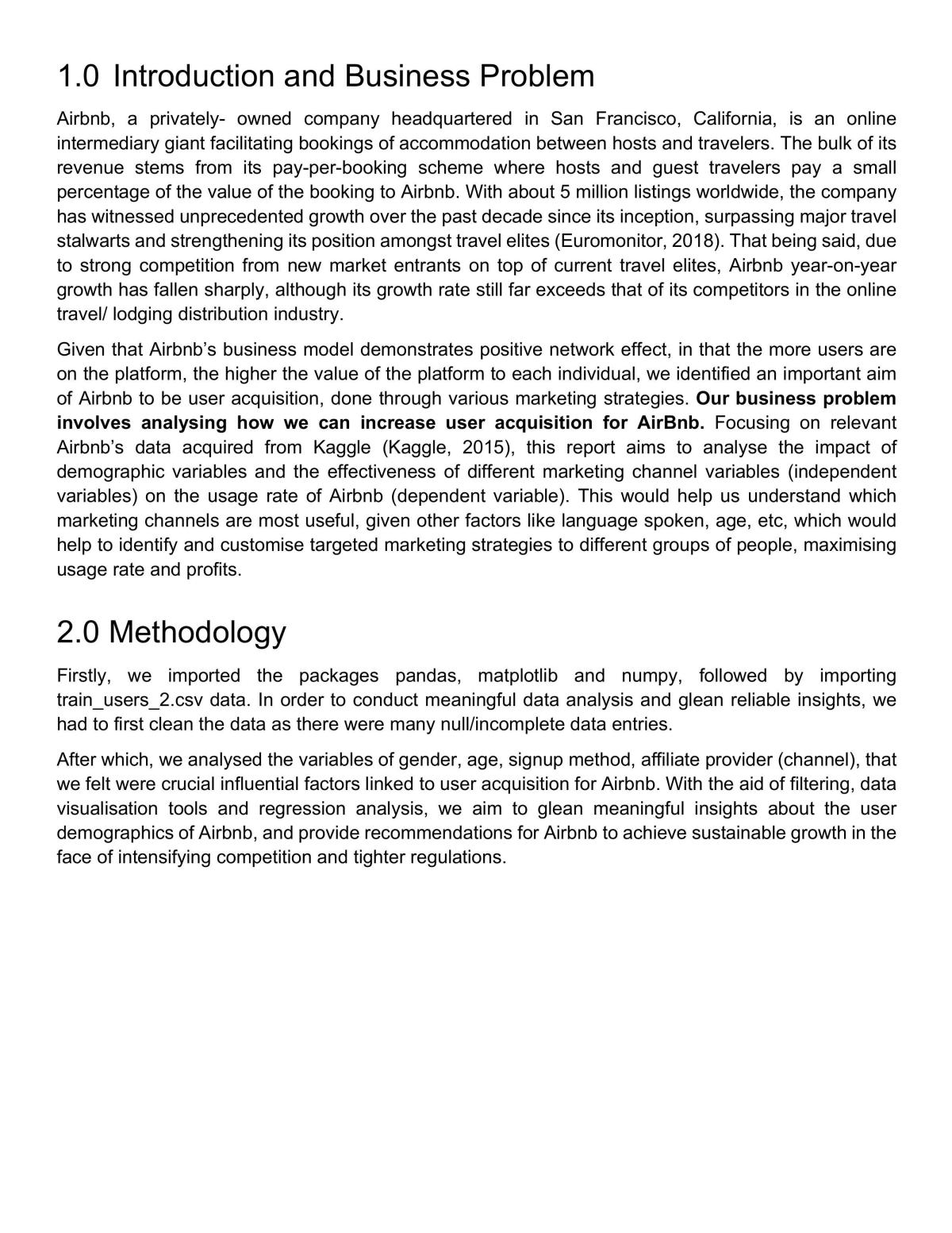 DAO2702 - Airbnb Report - Page 1
