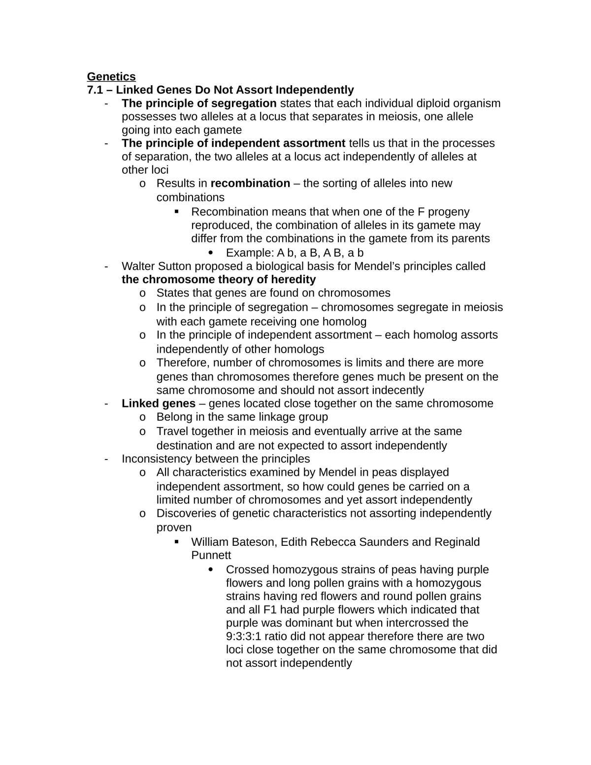 Complete Study Notes - BIO 2C03 - Page 1
