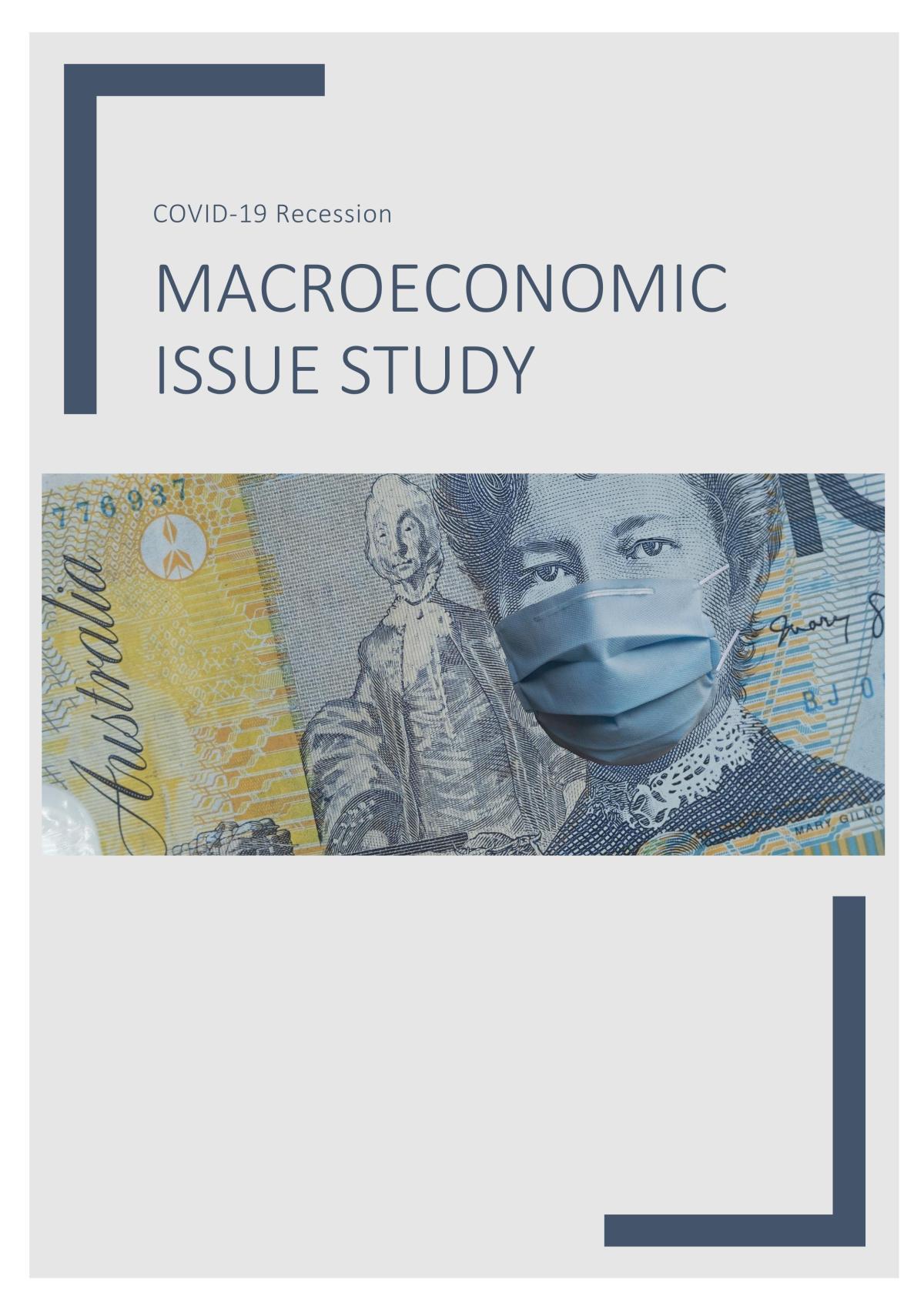 Macroeconomic Issue Study: COVID-19 - Page 1