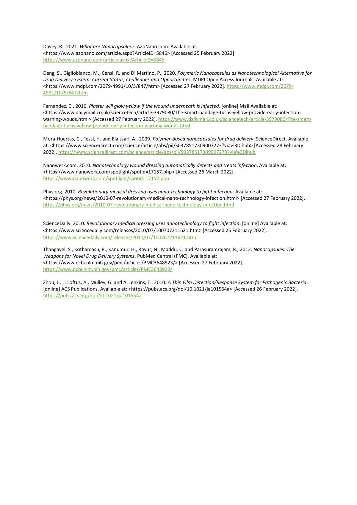 SHE Task- Bacteriosafe Consortium (Nanocapsule Bandages)  - Page 5