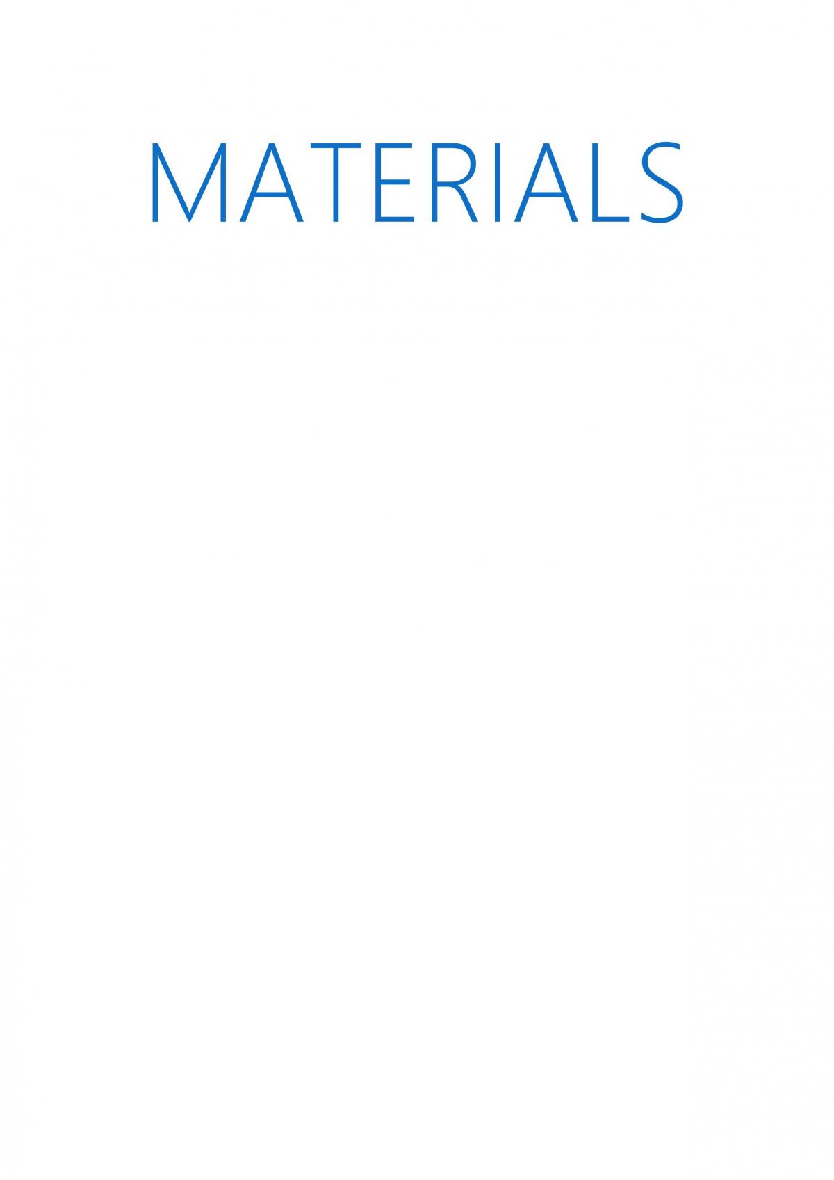 Materials 1 Study Notes - Page 1
