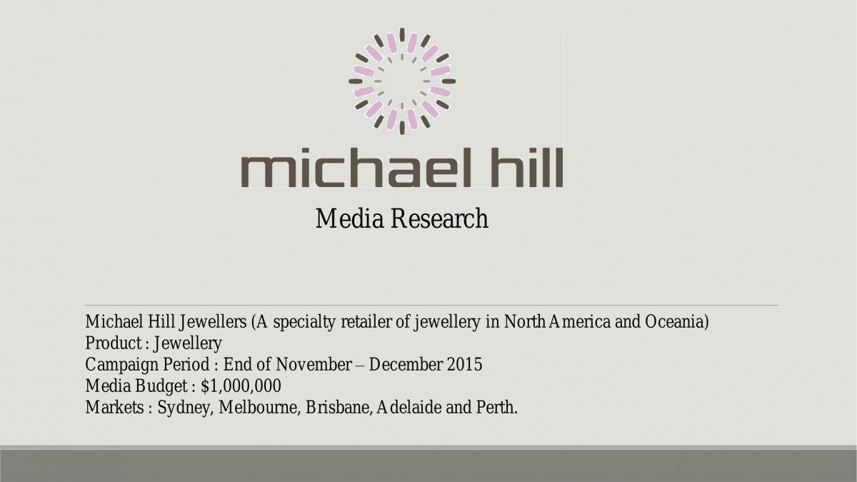 Media Research Document   - Page 1