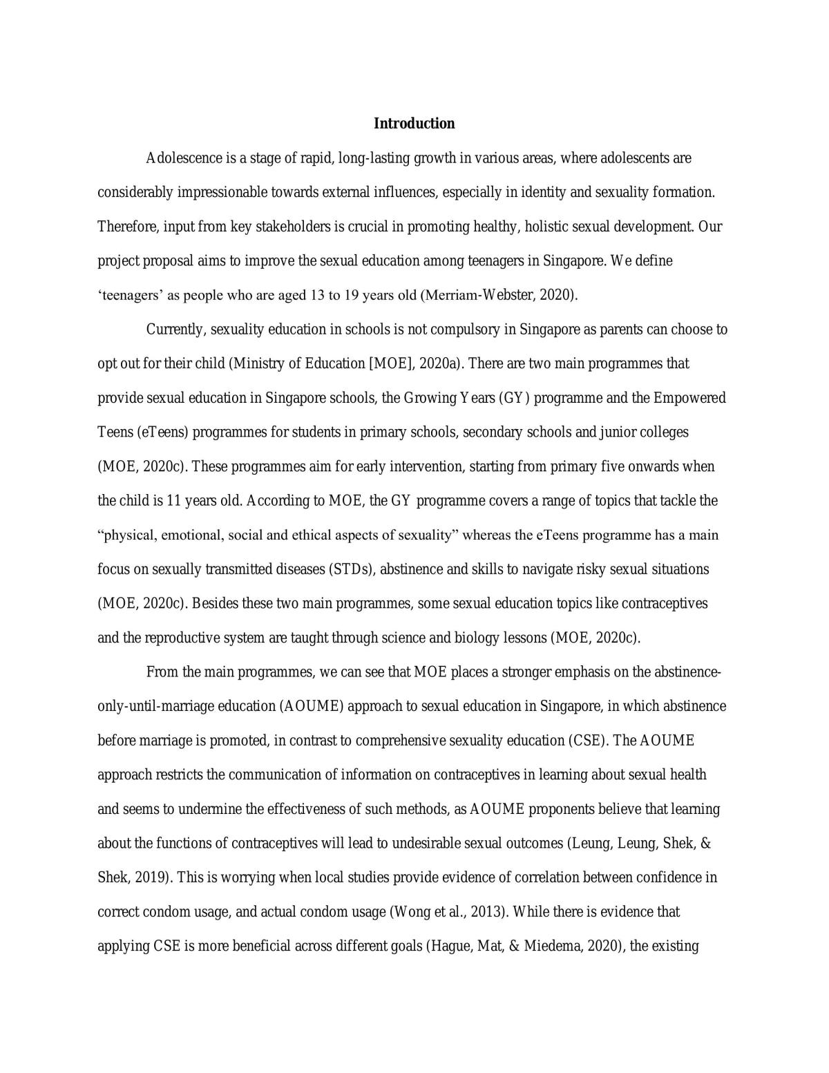 PL3244 Group Project Proposal - Page 1