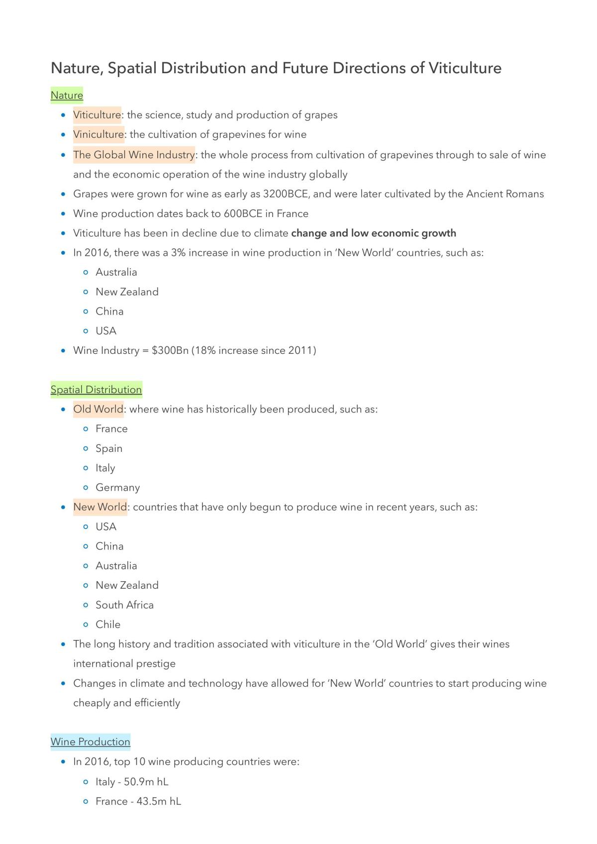 Global Economic Activity - Viticulture - Page 1