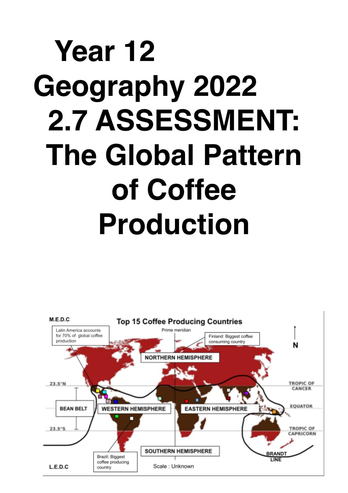 coffee case study geography