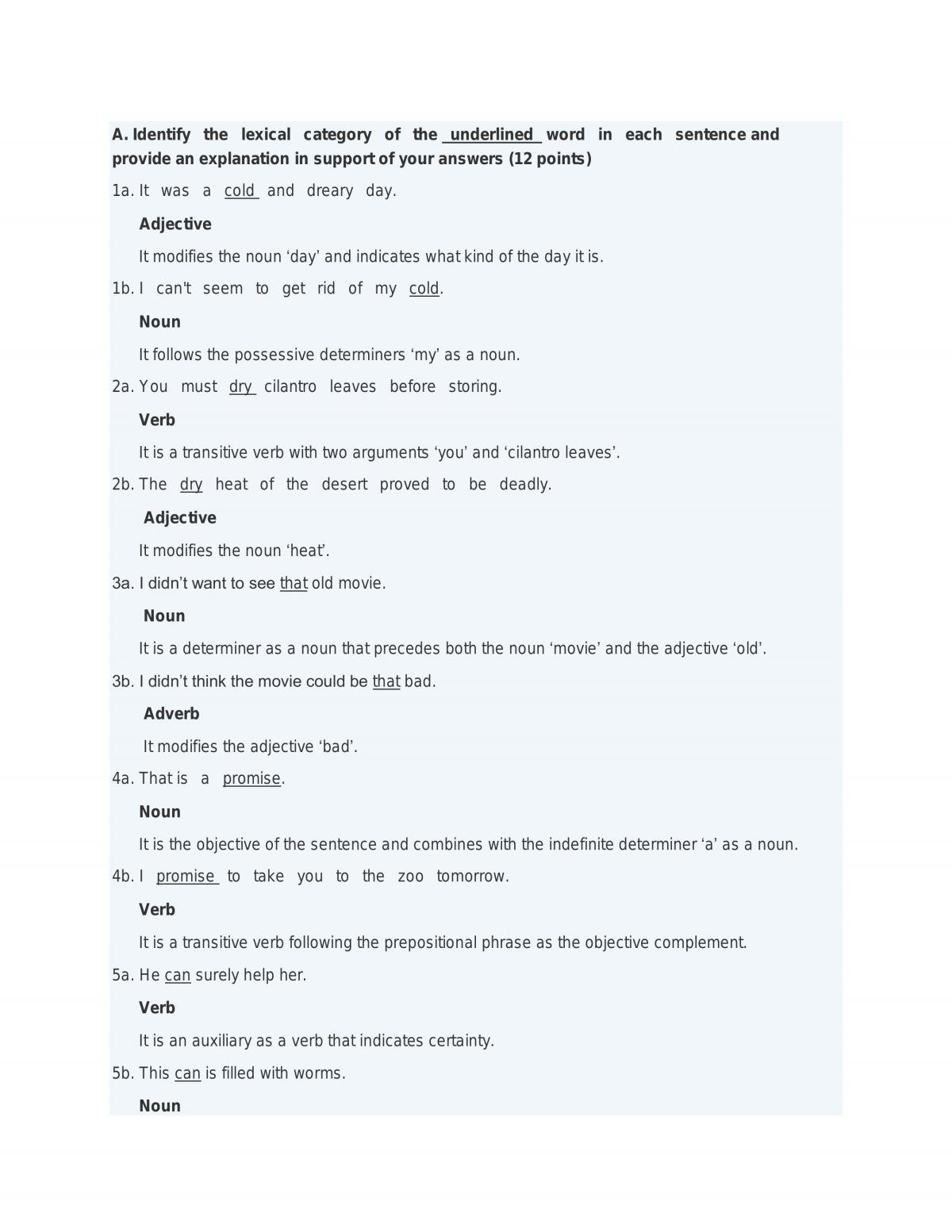 Assignment 1 Answer - Page 1