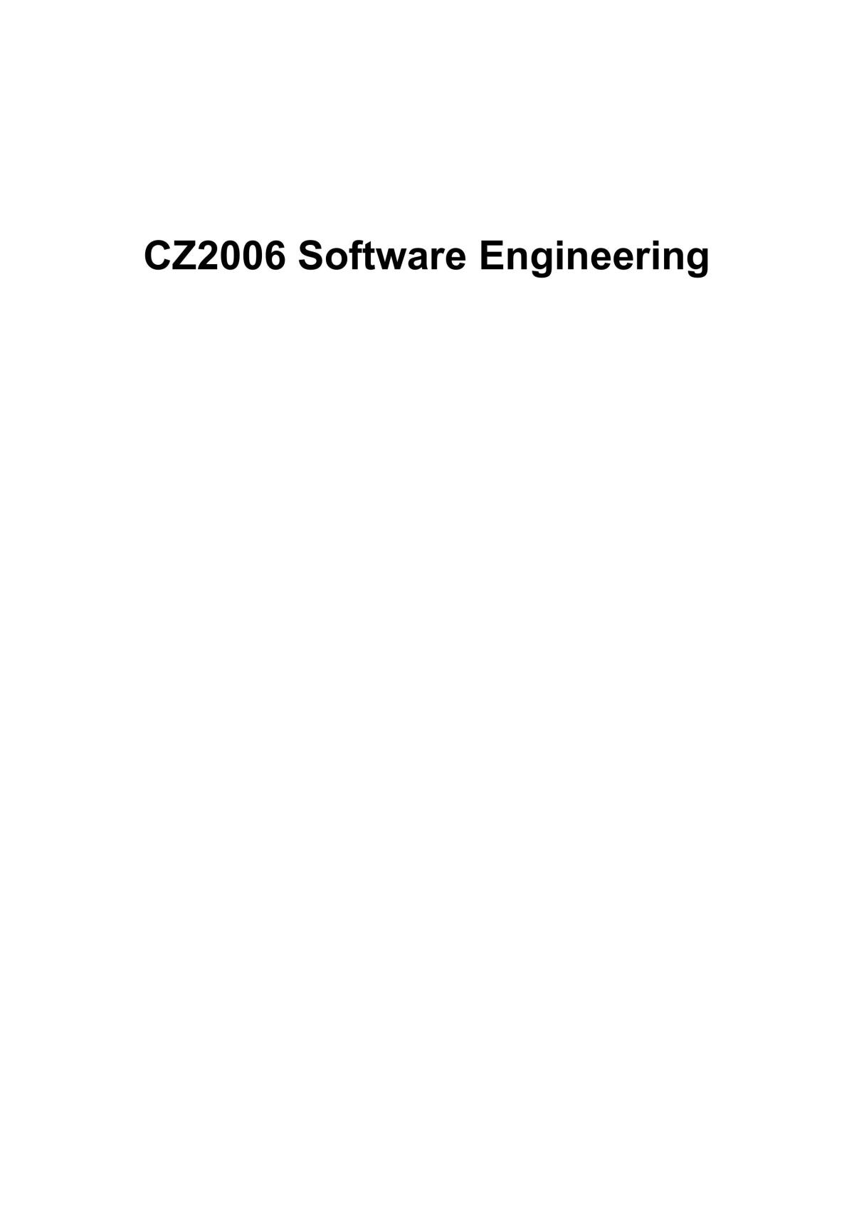 CZ2006 Software Engineering SRS Report on Parking Navigation App - Page 1