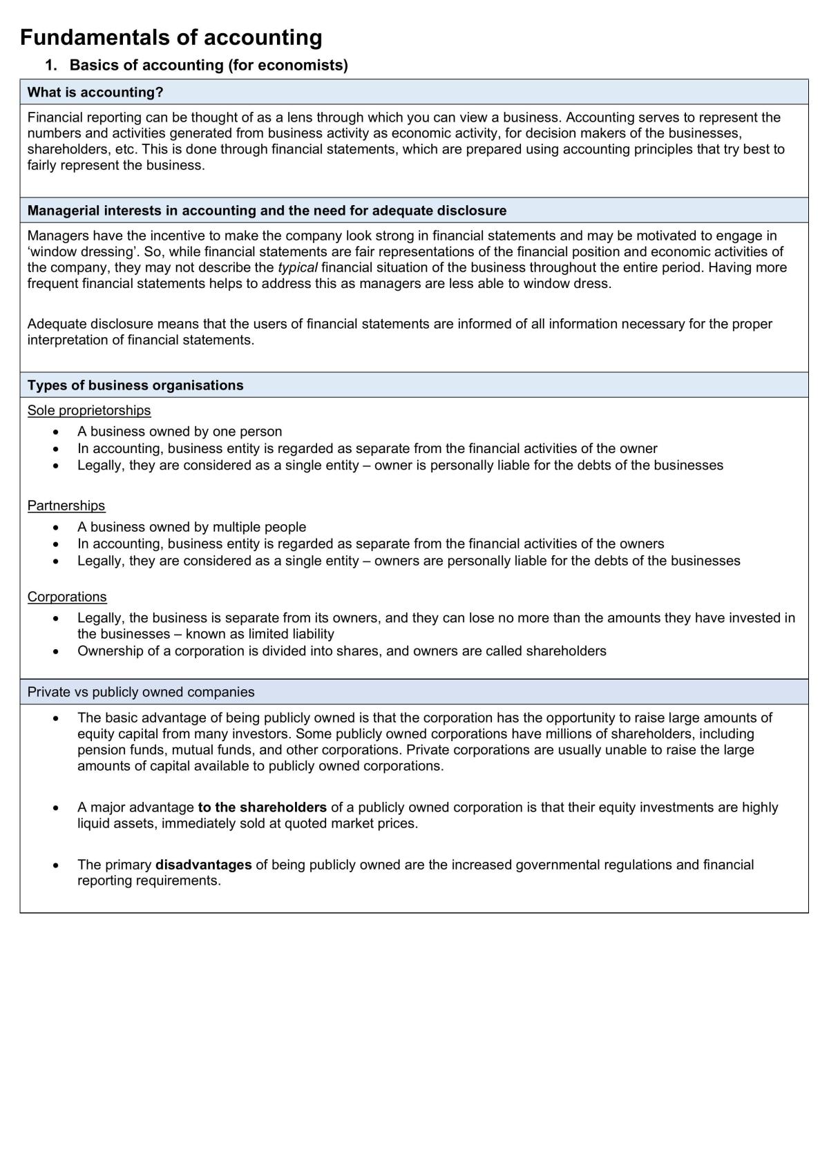 Summary Notes for EC2204 - Page 1