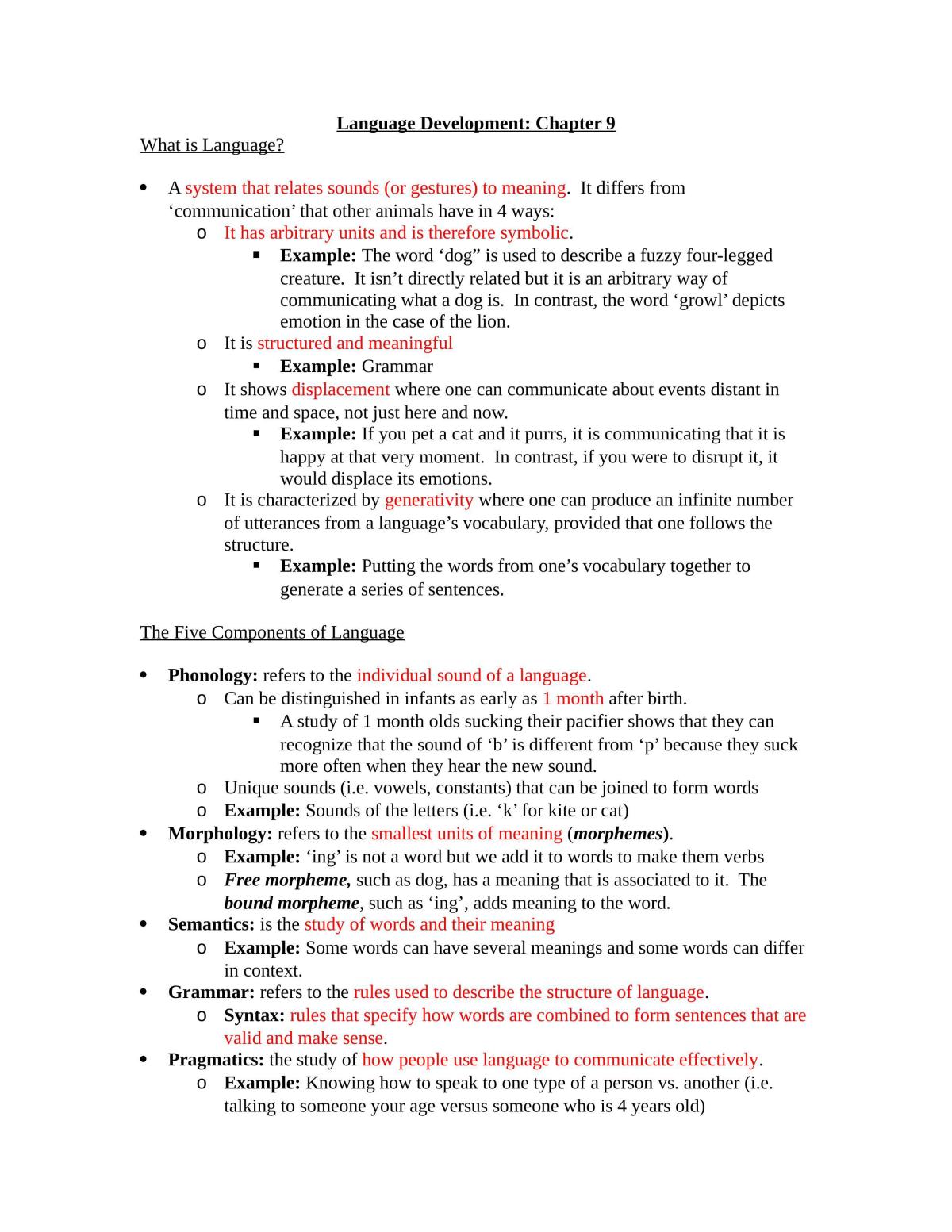 Complete Study Notes - PYSCH 2AA3 - Page 1