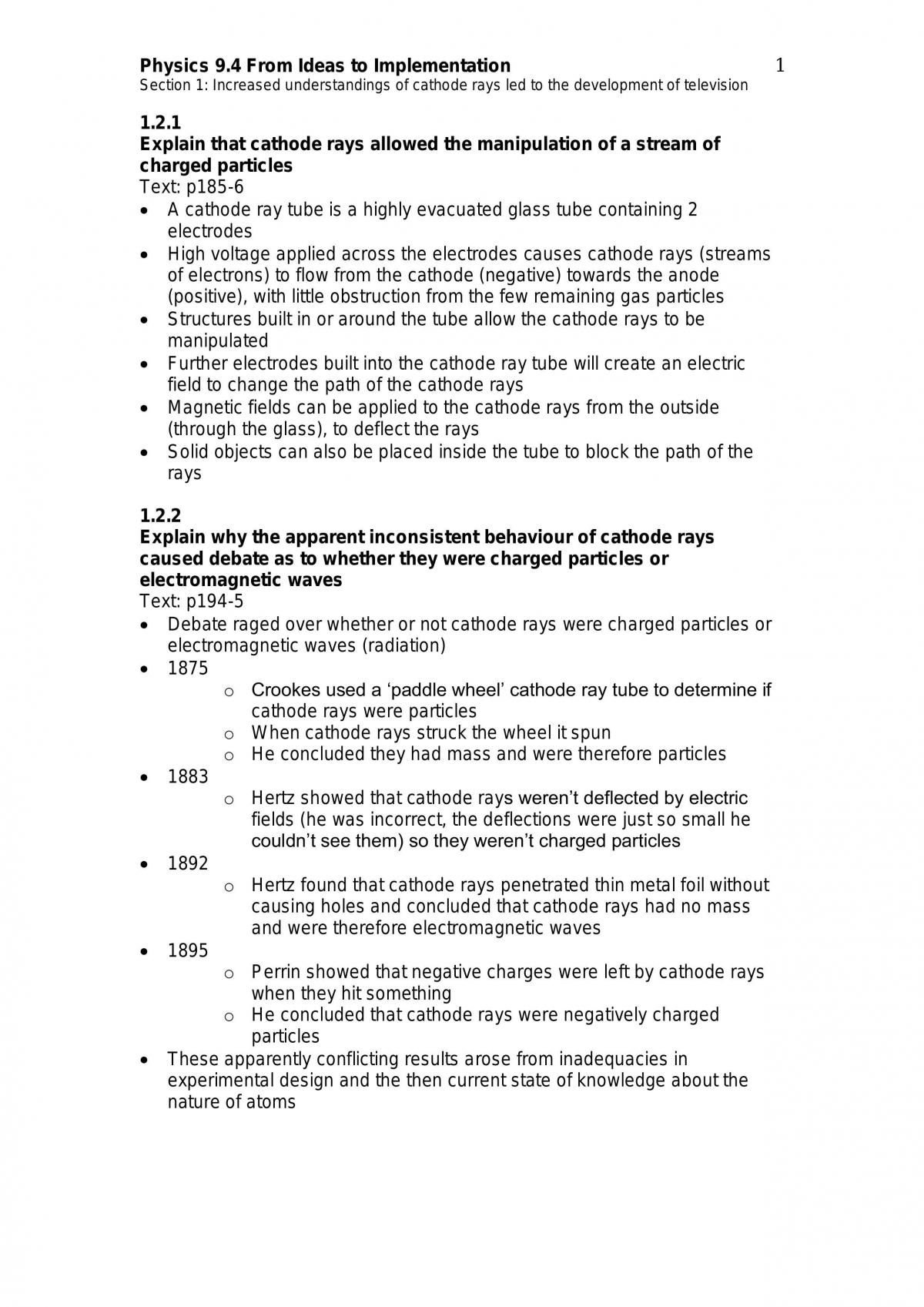 Complete Notes 2 Ideas to Implementation HSC - Page 1