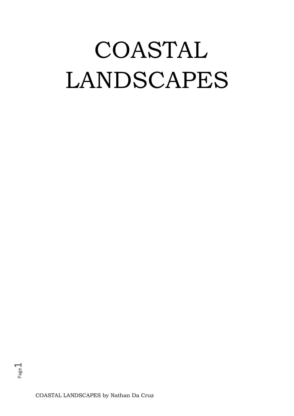 Coasts - Page 1