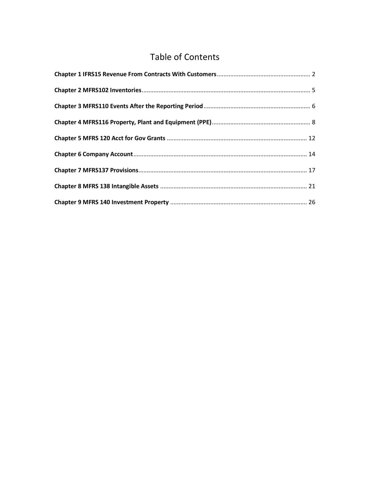 Lecture Notes for Corporate Reporting - Page 1