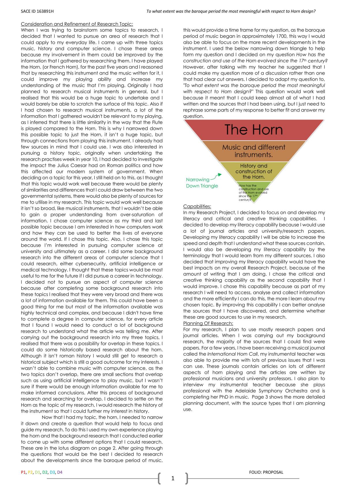 A Folio Reserach Project - Page 1