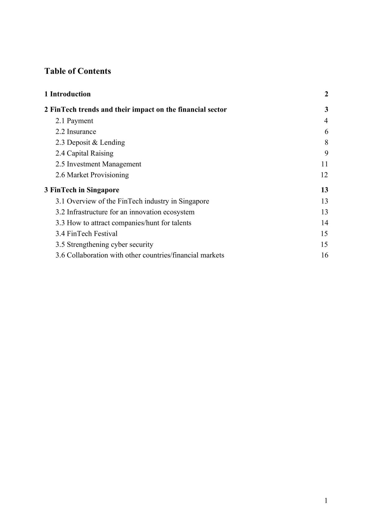 Fintech Report (FIN3703) - Page 1