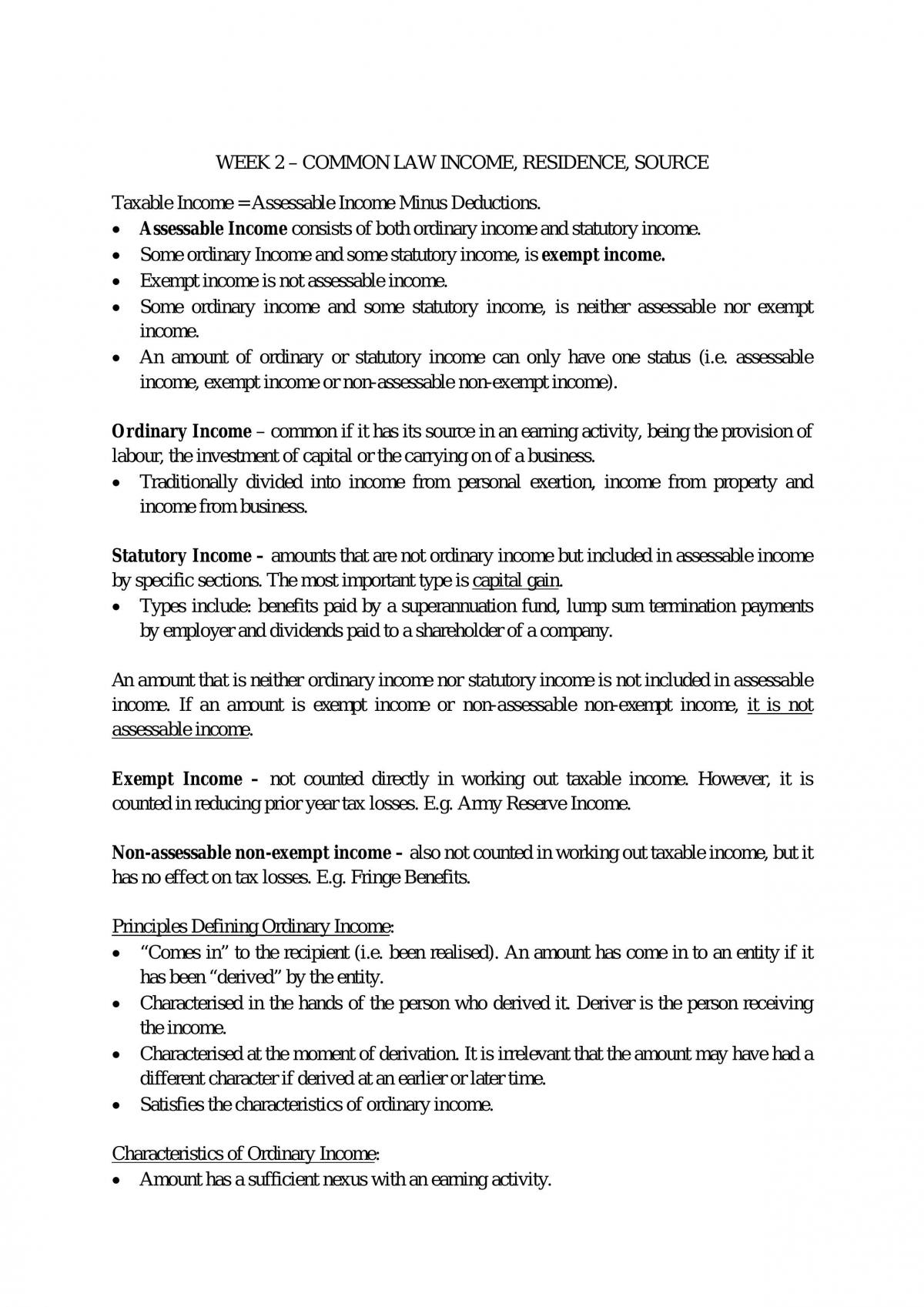 HD Tax Law Complete Notes - Page 1