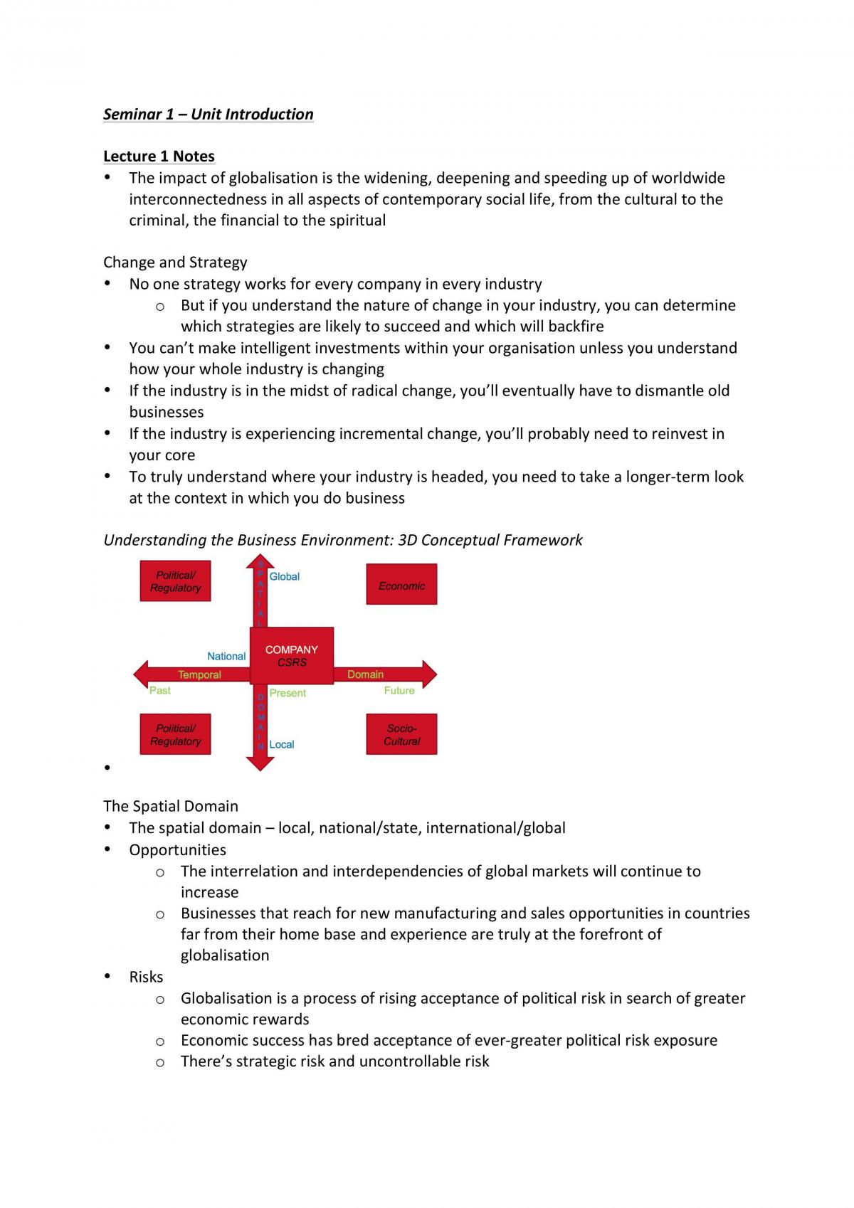 BUSS1002 Complete Course Notes - Page 1