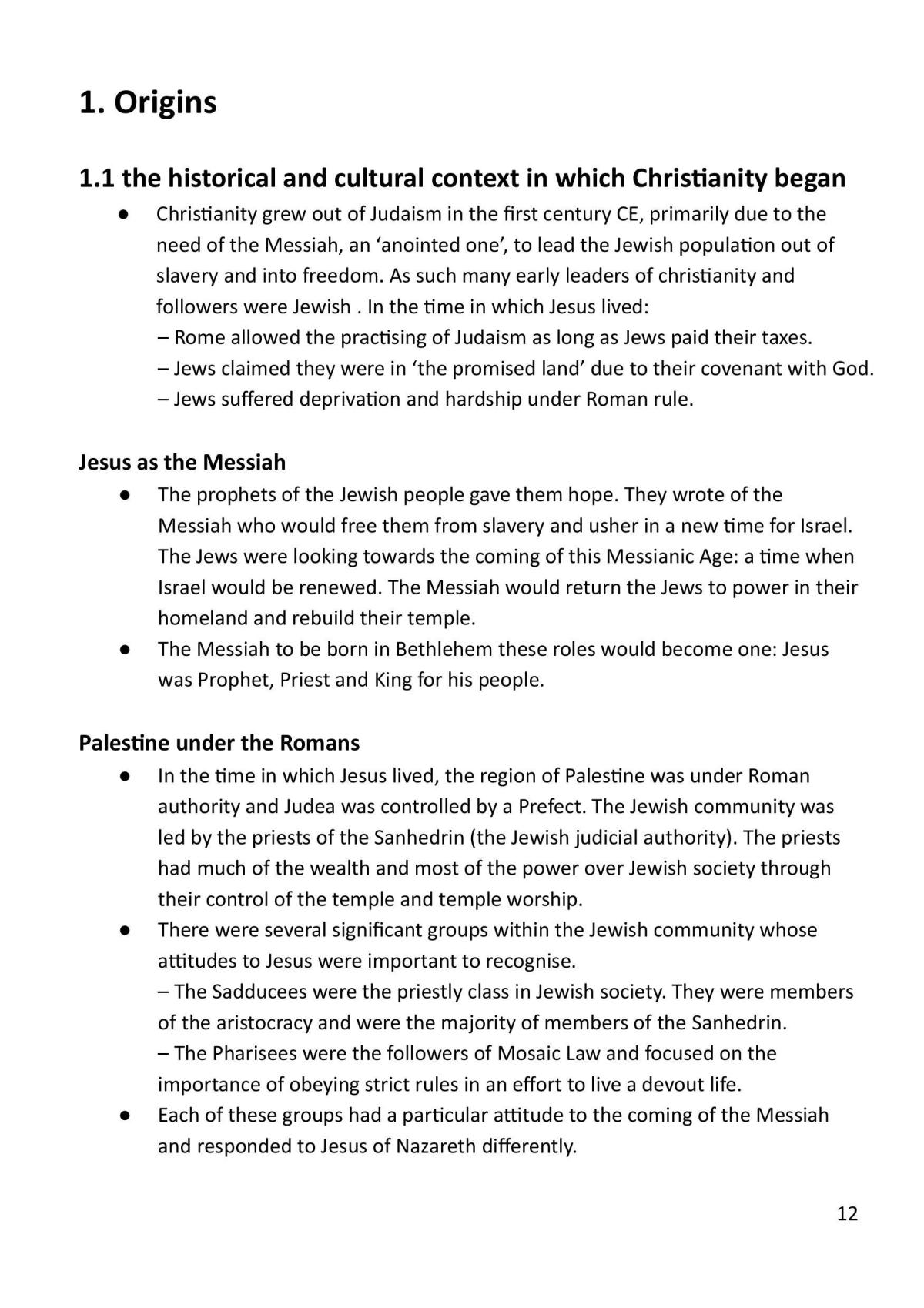 Preliminary Topic: Christianity  - Page 2