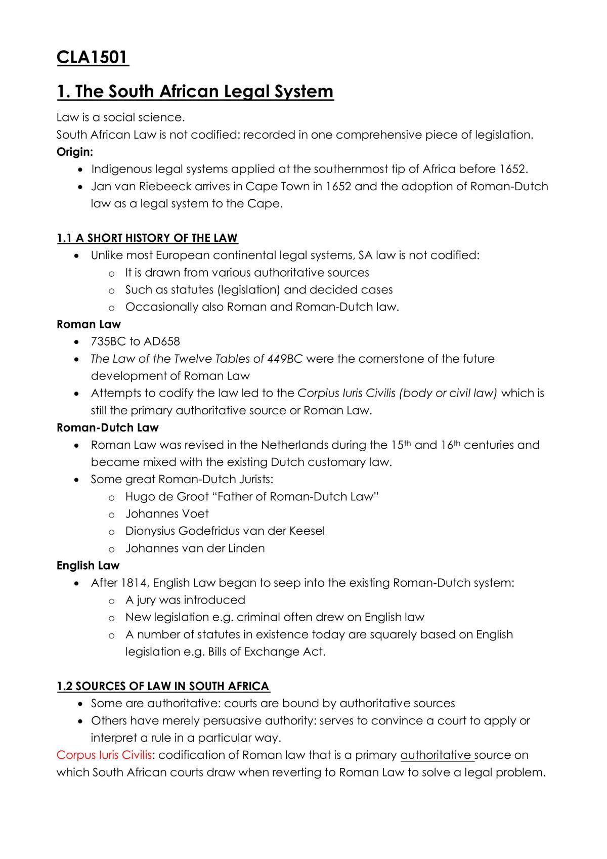 Commercial Law Study Notes - Page 1
