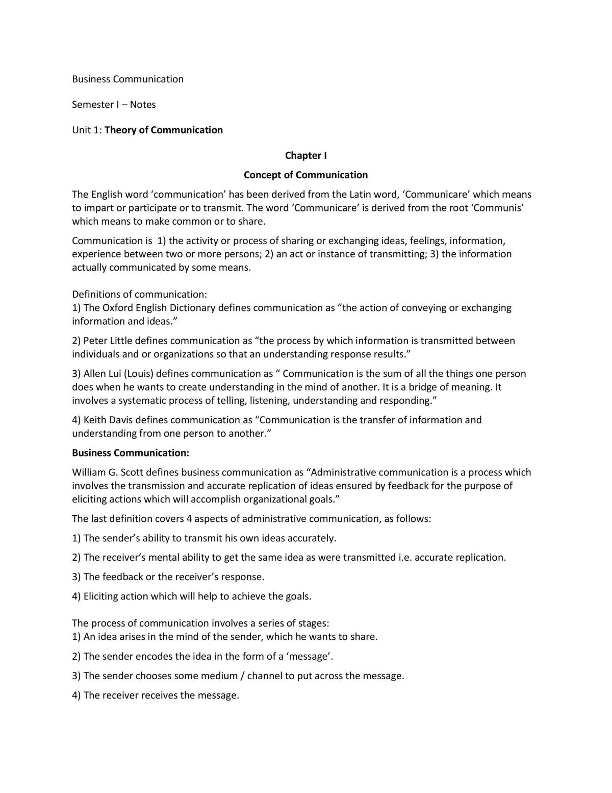 Business Communication - Page 1