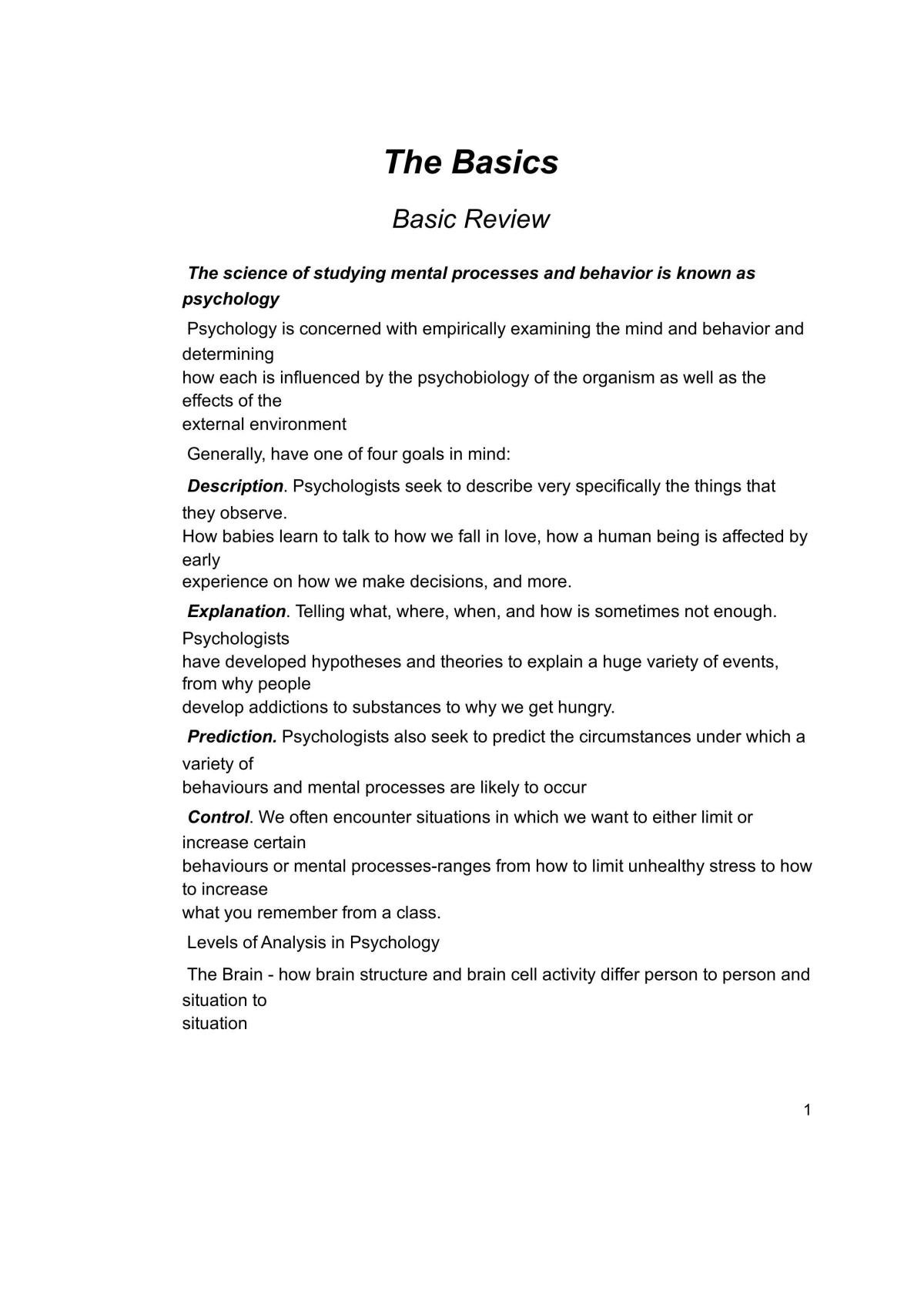 Cultural Psychology Review - Page 1
