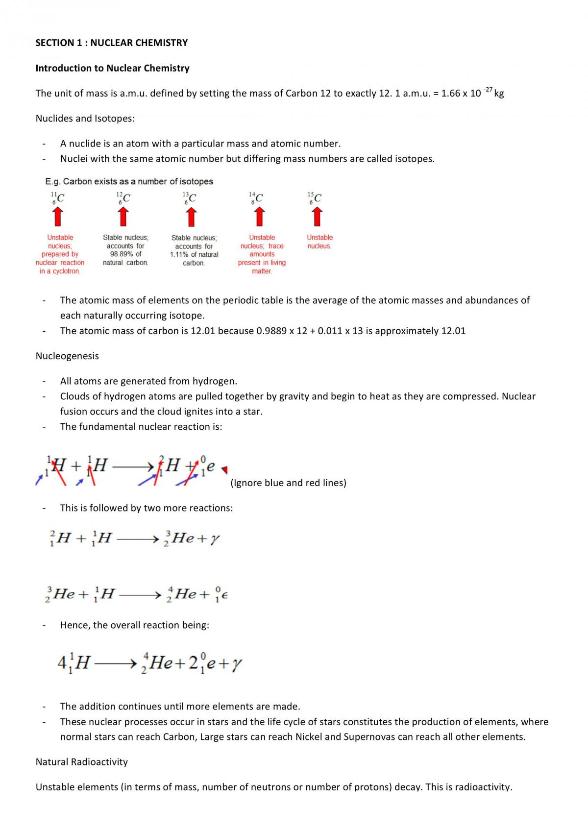 CHEM1611 Study Notes - Page 1