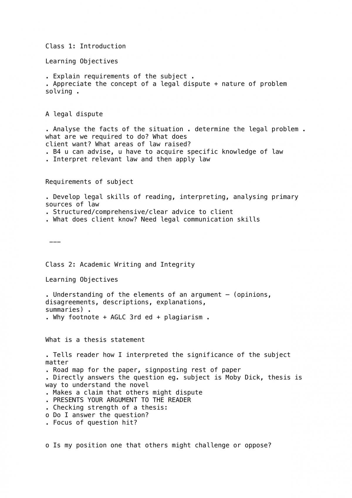 Foundations of Law Notes - Page 1