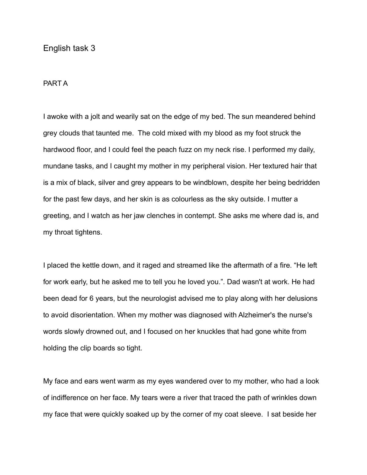 Module C essay - Page 1