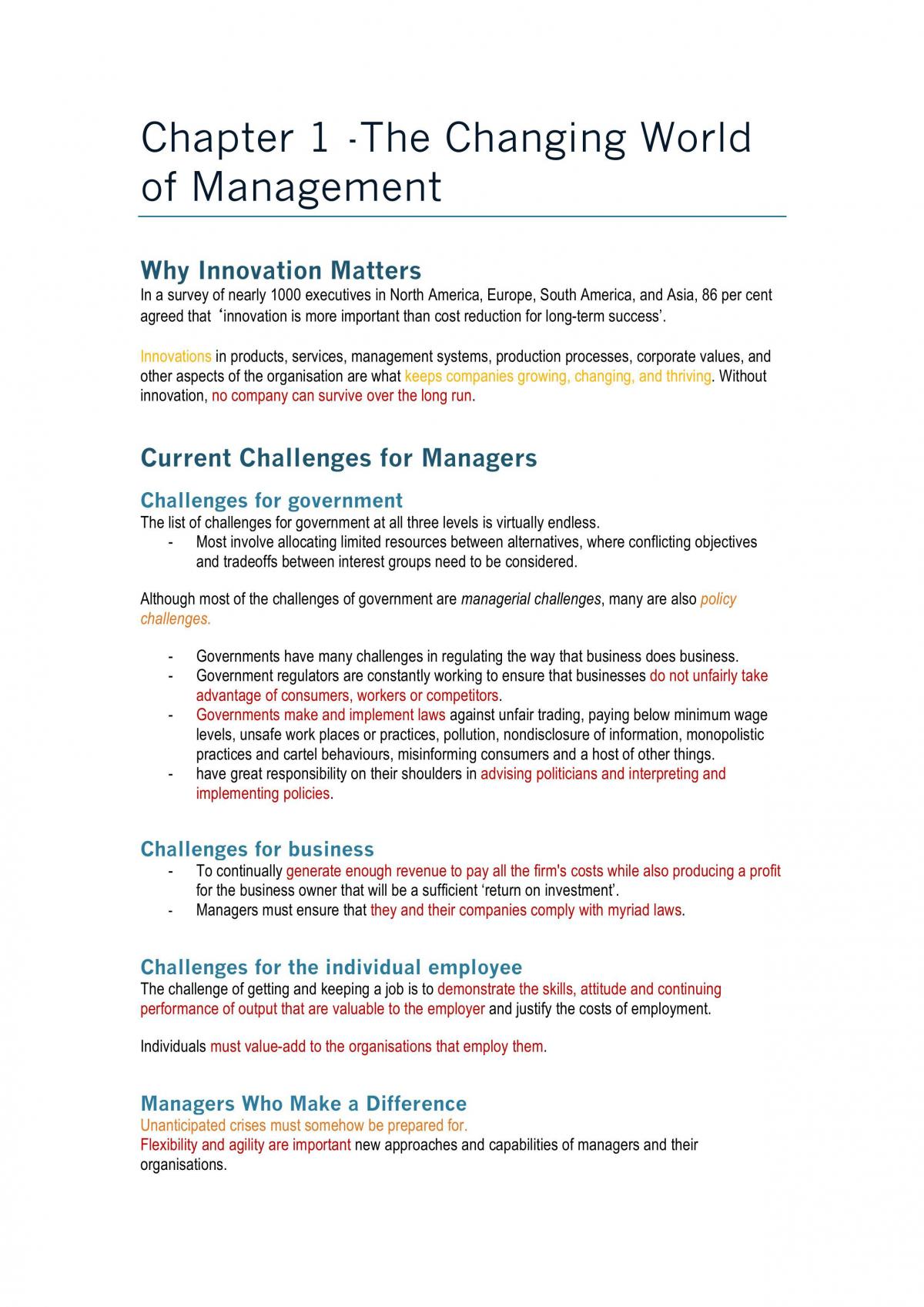 Week 4 Required Reading Summary - Page 1