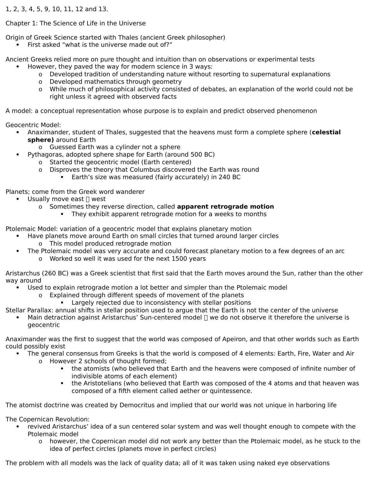 Complete Study Notes - ASTRO 2021 - Page 1