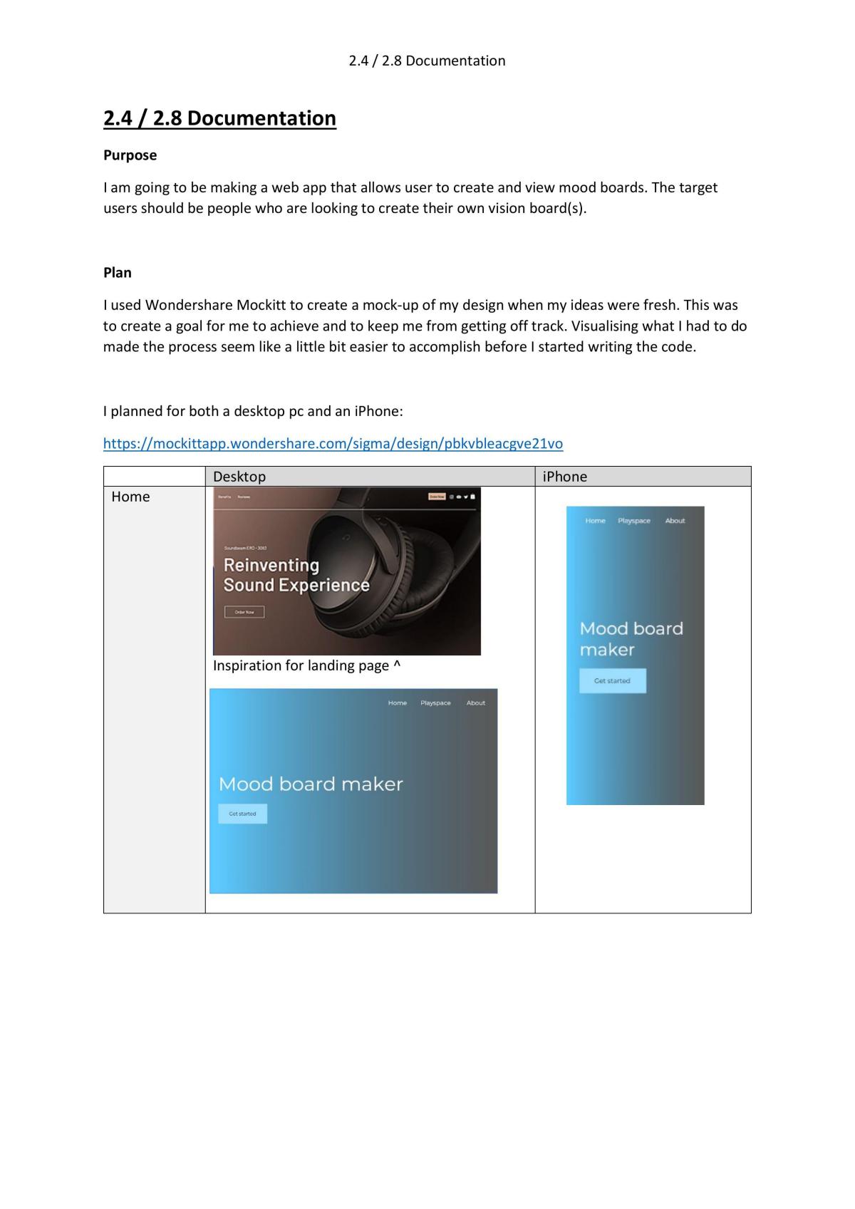 NCEA Level 2 Digital Technologies - 2.4/2.8 Documentation - Page 1